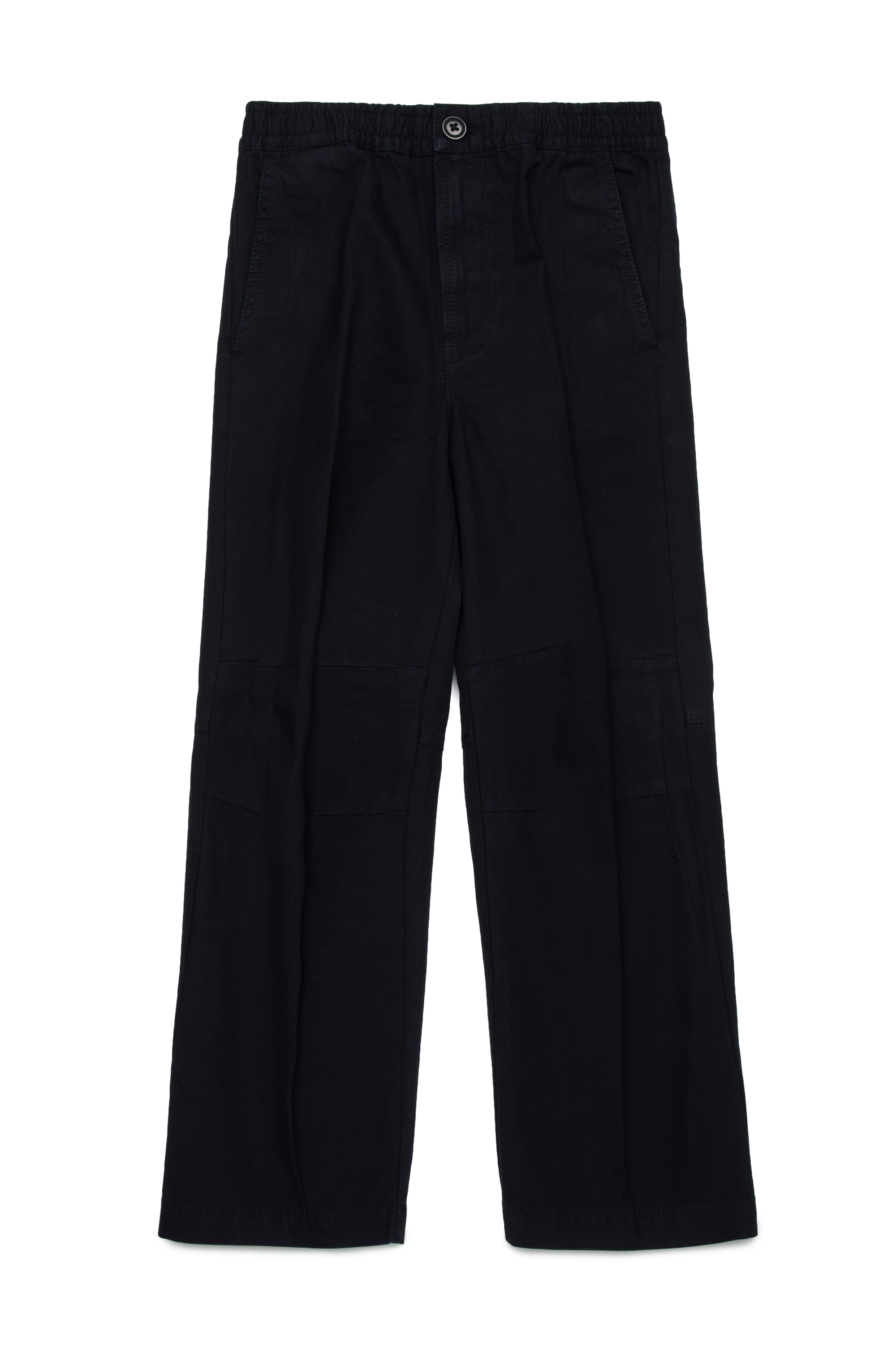 Diesel - PTINO, Uomo Pantaloni stile workwear con logo Oval D in Nero - Image 1