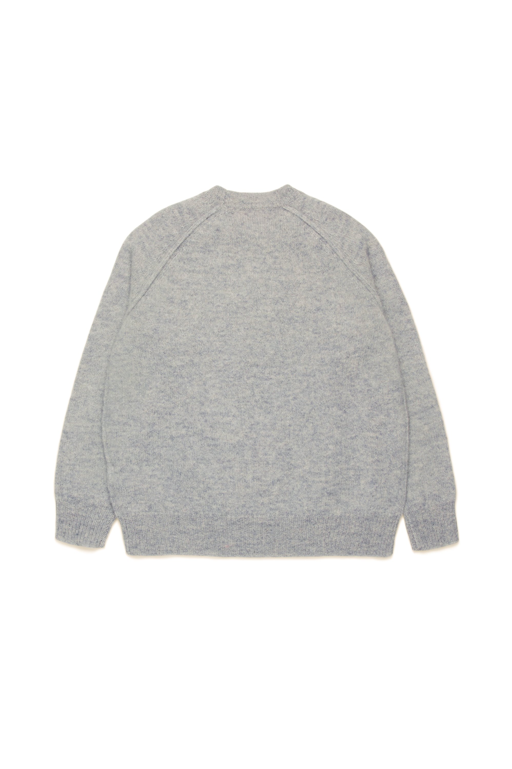 Diesel - KSARIA OVER, Unisex's Wool jumper with logo intarsia in Grey - 2