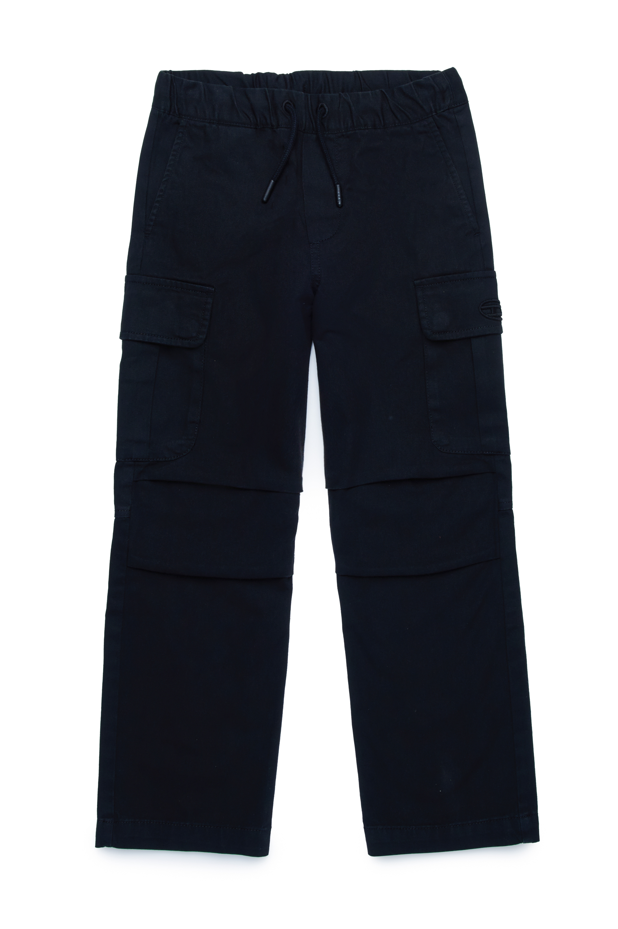 Diesel - PICAR, Uomo Pantaloni cargo in twill di cotone in Nero - Image 1