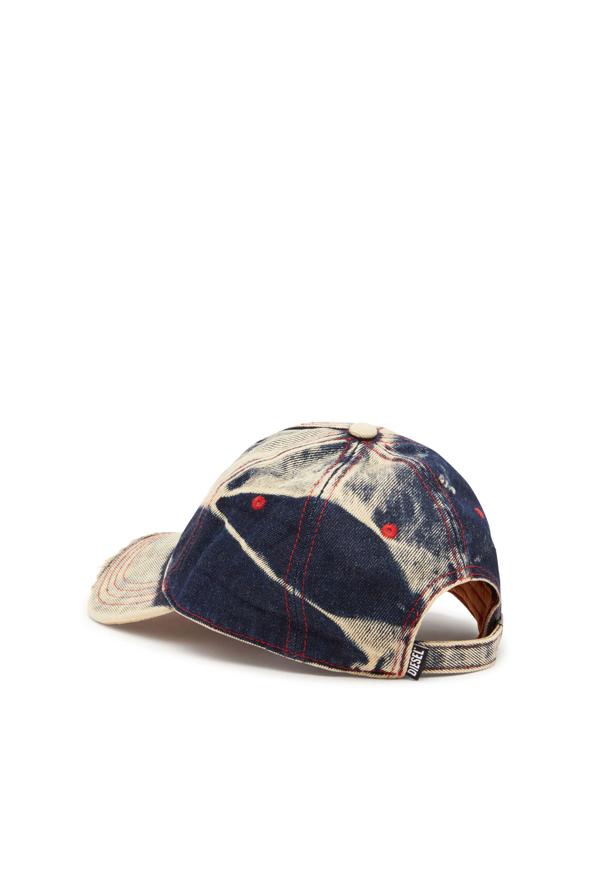 Diesel - C-SEYMON, Unisex Baseball cap in treated denim in Multicolor - Image 3