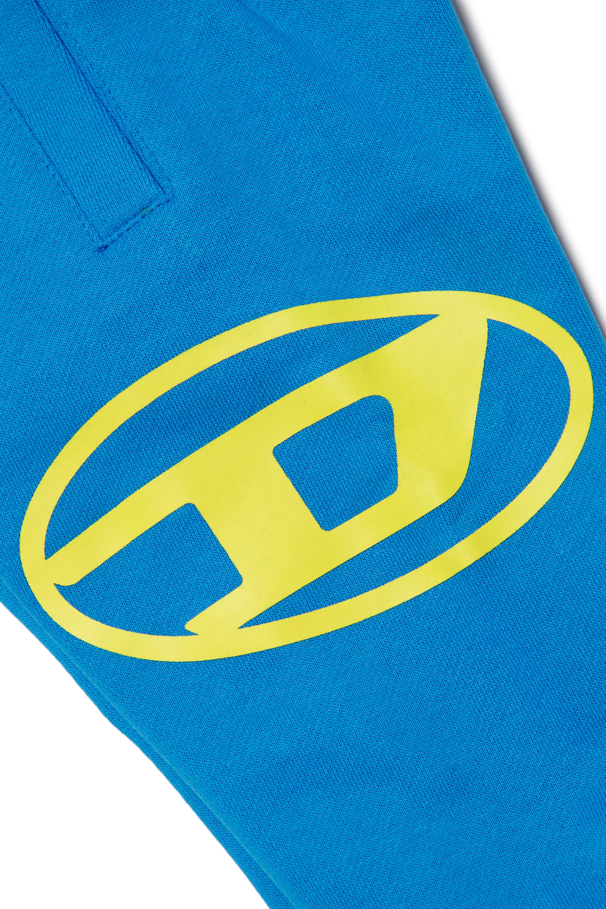 Diesel - PCERB, Unisex Pantaloni tuta con logo Oval D stampato in Blu - Image 3