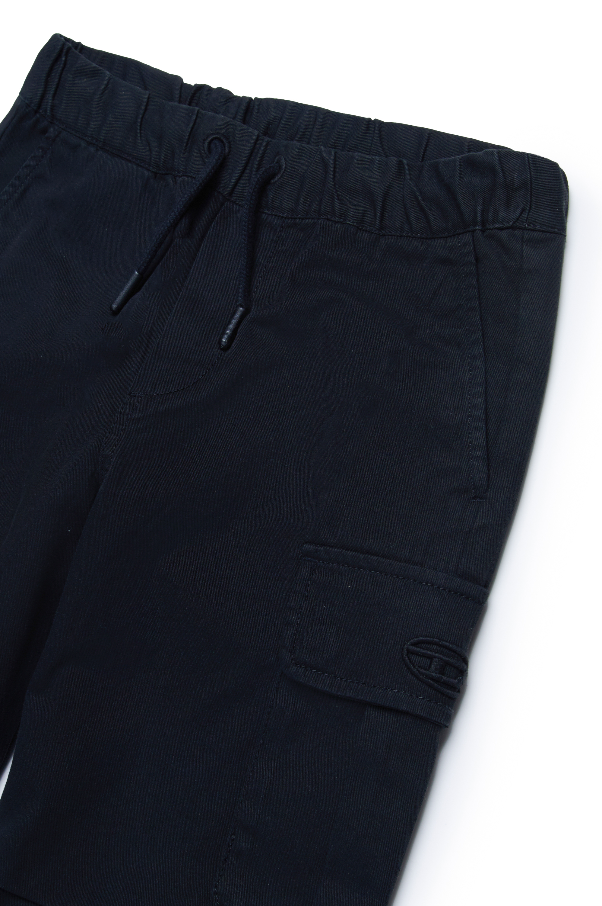 Diesel - PICAR, Uomo Pantaloni cargo in twill di cotone in Nero - Image 3