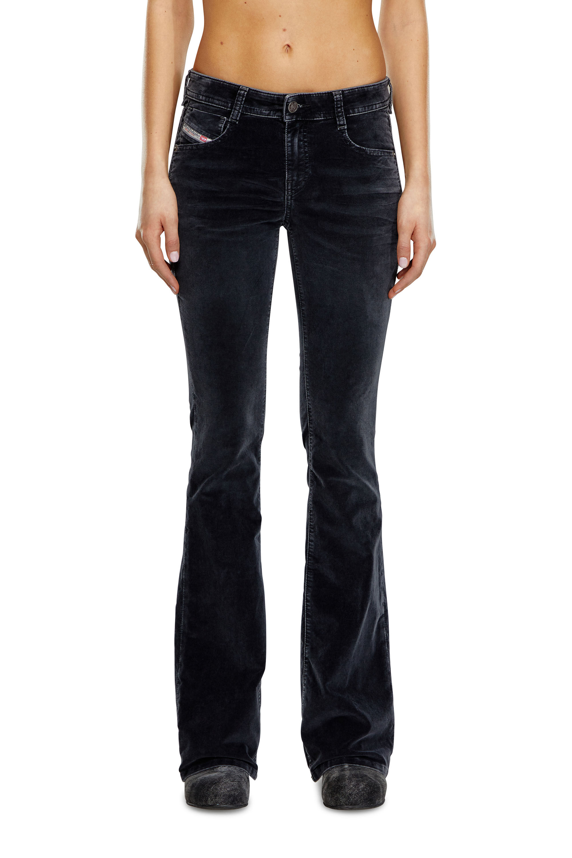Diesel - Donna Bootcut and Flare Jeans 1969 D-Ebbey 003HL, Nero - Image 3