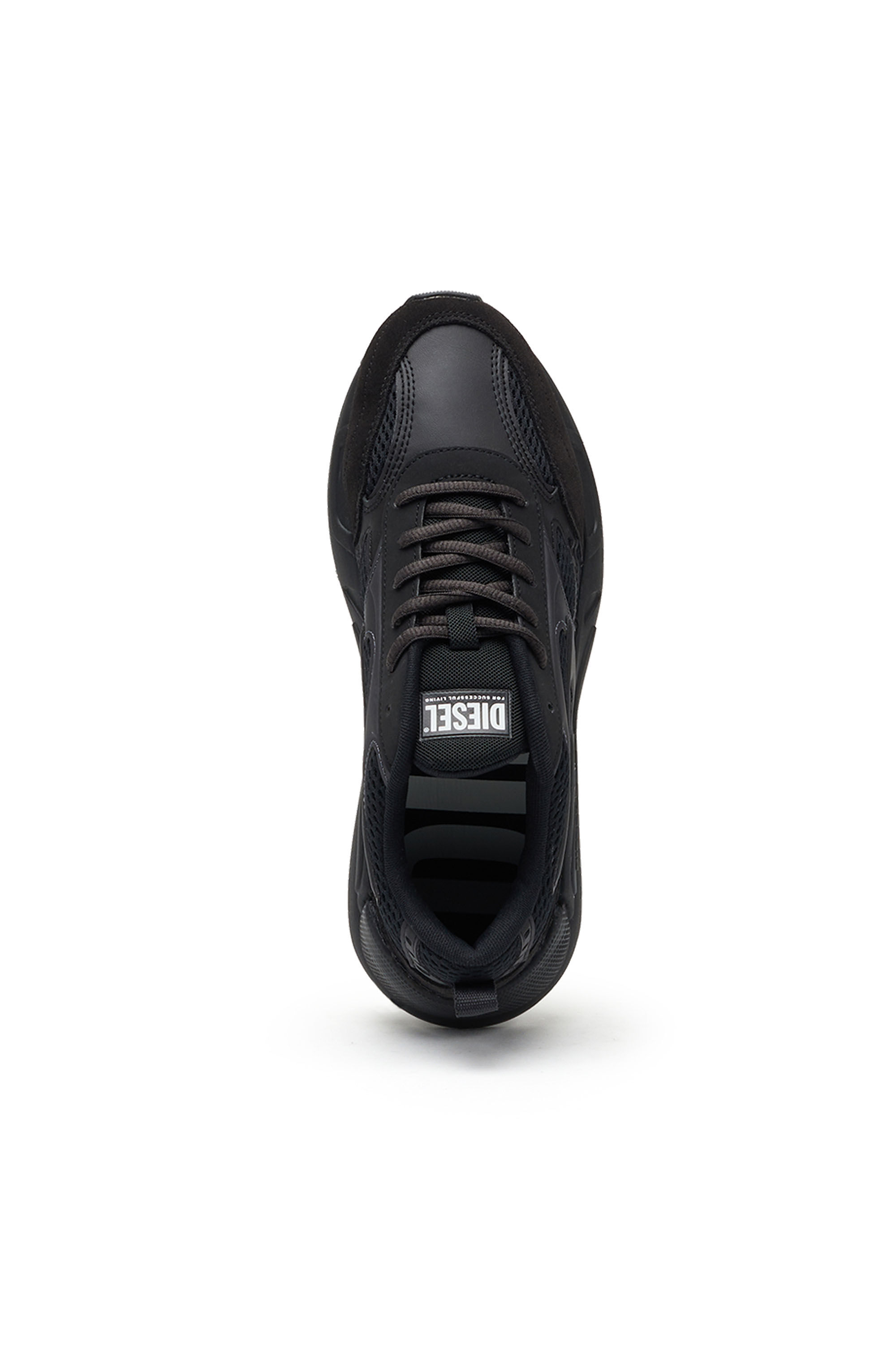 Diesel - S-SERENDIPITY SPORT W, Woman S-Serendipity-Sneakers in mesh and suede in Black - Image 5