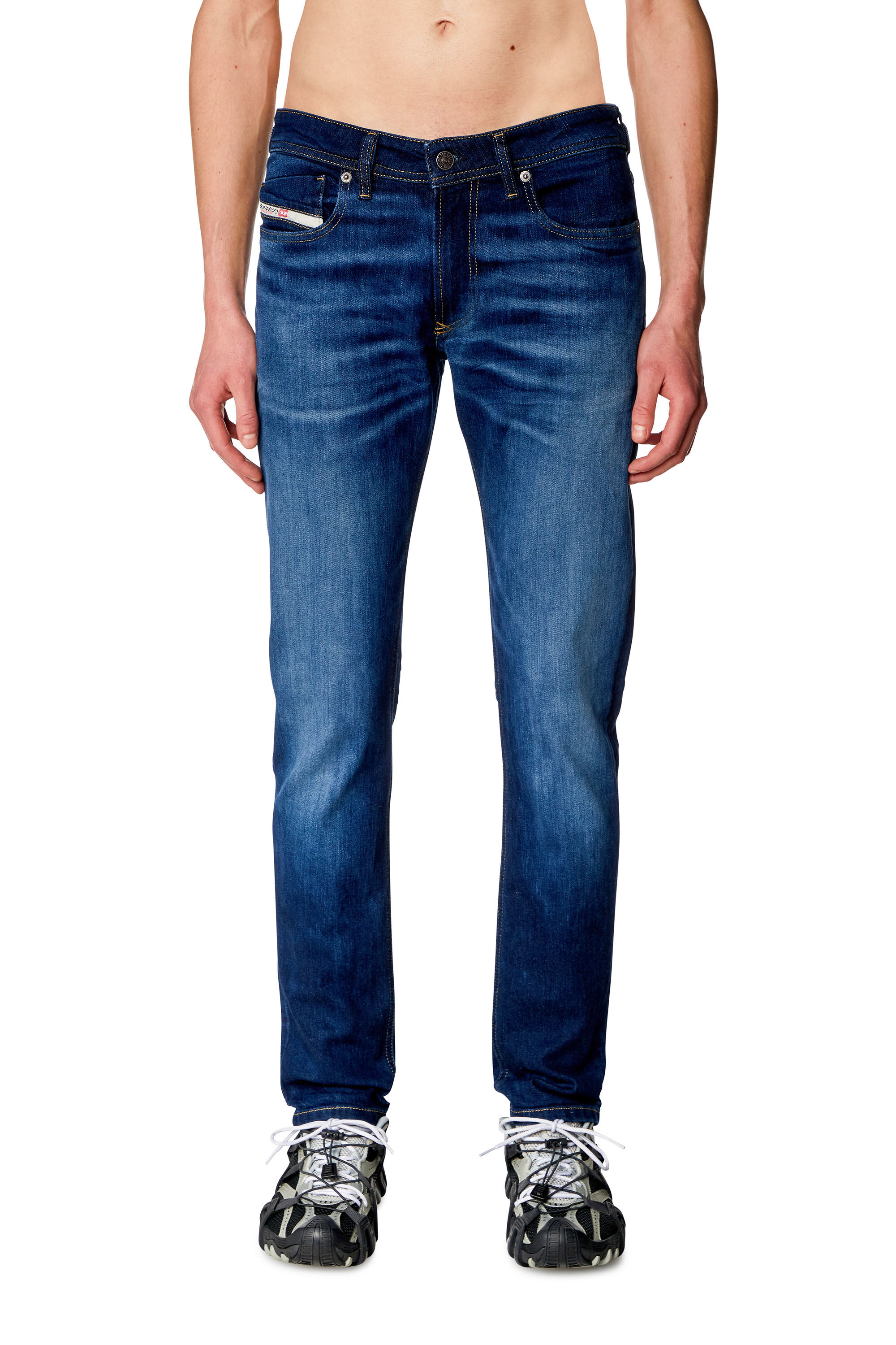 Diesel - Man Skinny Jeans 1979 Sleenker 0PFAV, Dark Blue - Image 3