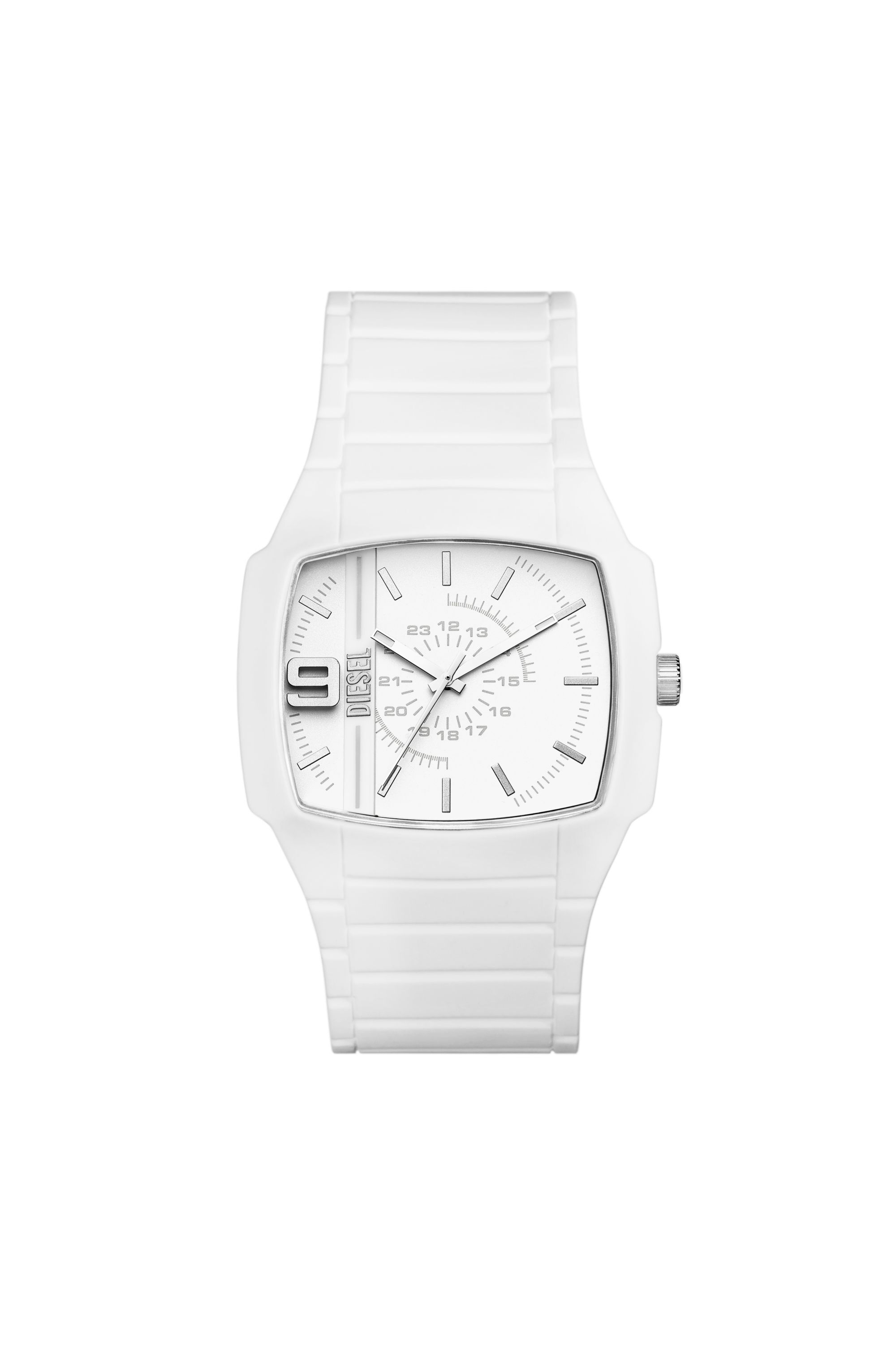 Diesel - DZ2204, Orologio Cliffhanger 2.0 in silicone bianco Uomo in Bianco - 1