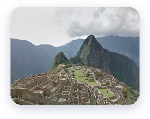 Utforsk de eldgamle templene i Machu Picchu i Peru med Street View