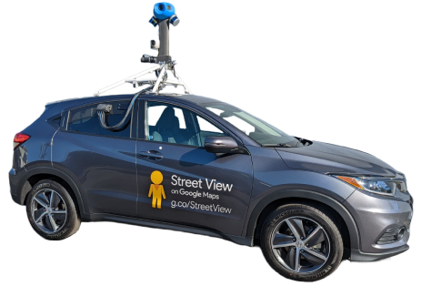 Cotxe de Google Street View