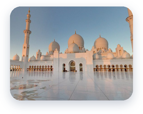 Immagini di Street View della Gran Moschea dello Sceicco Zayed ad Abu Dhabi