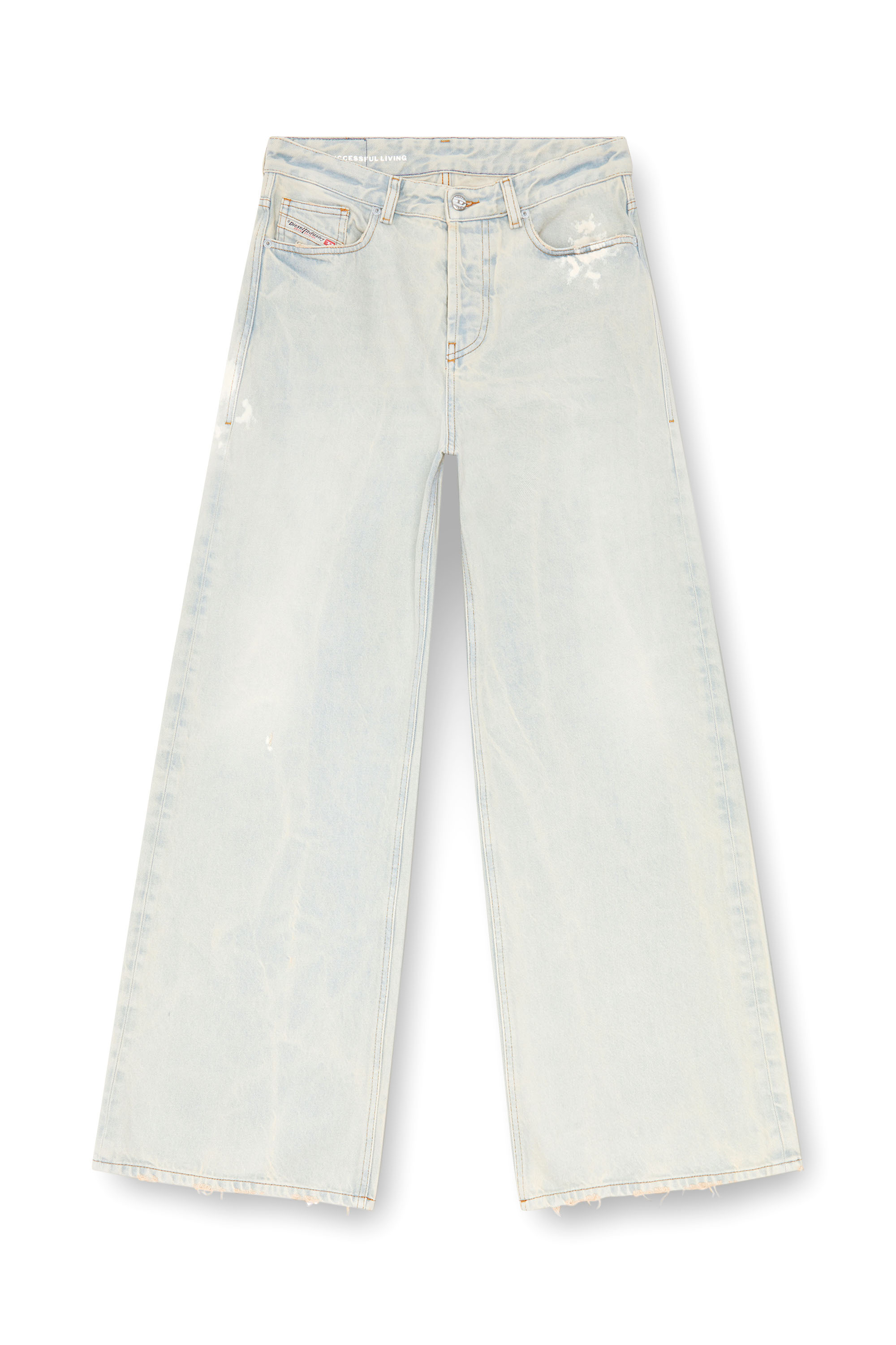 Diesel - Woman Straight Jeans 1996 D-Sire 09J81, Light Blue - Image 5