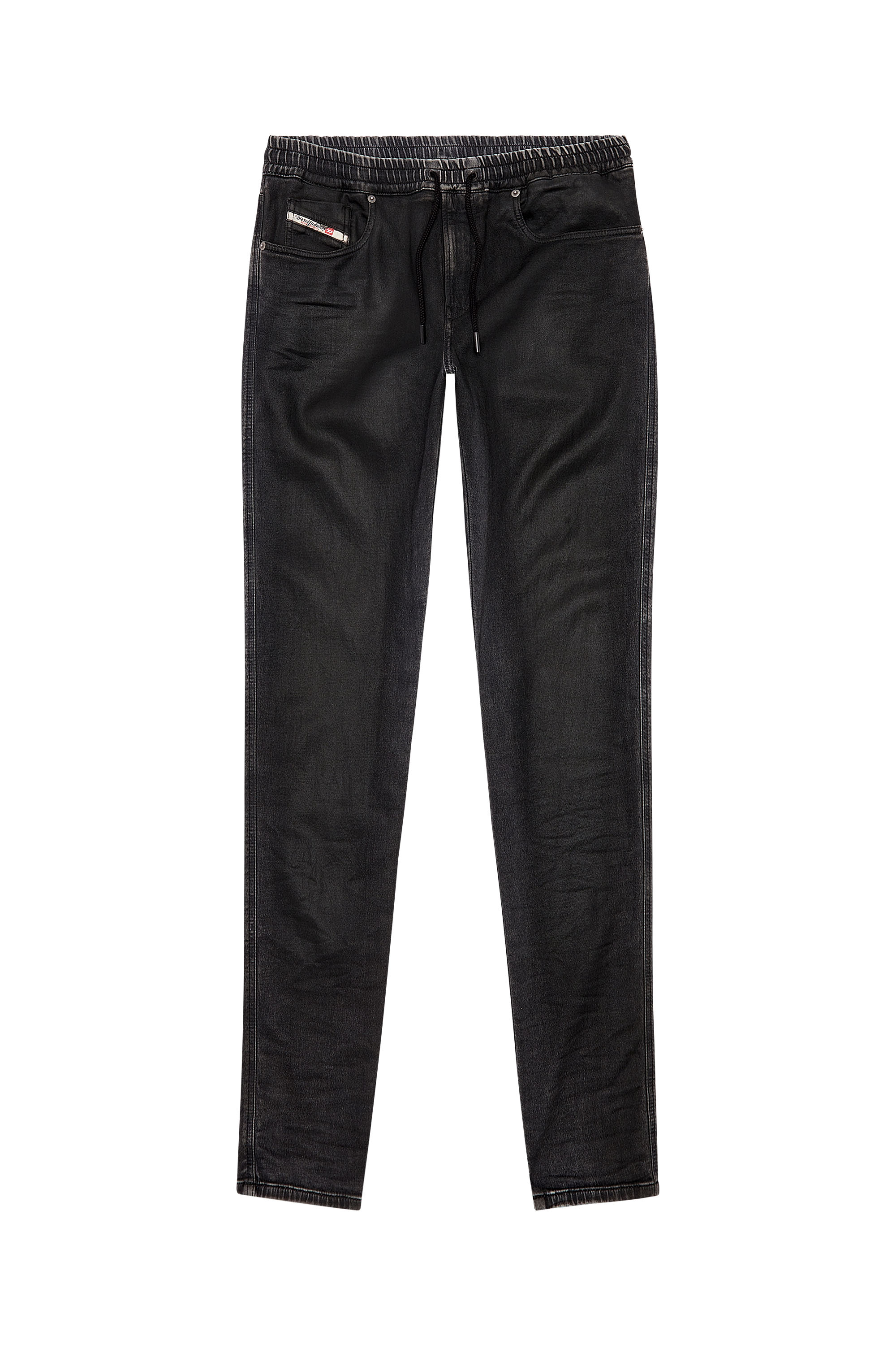 Diesel - Man Slim 2060 D-Strukt Joggjeans® 068HU, Black/Dark grey - Image 3