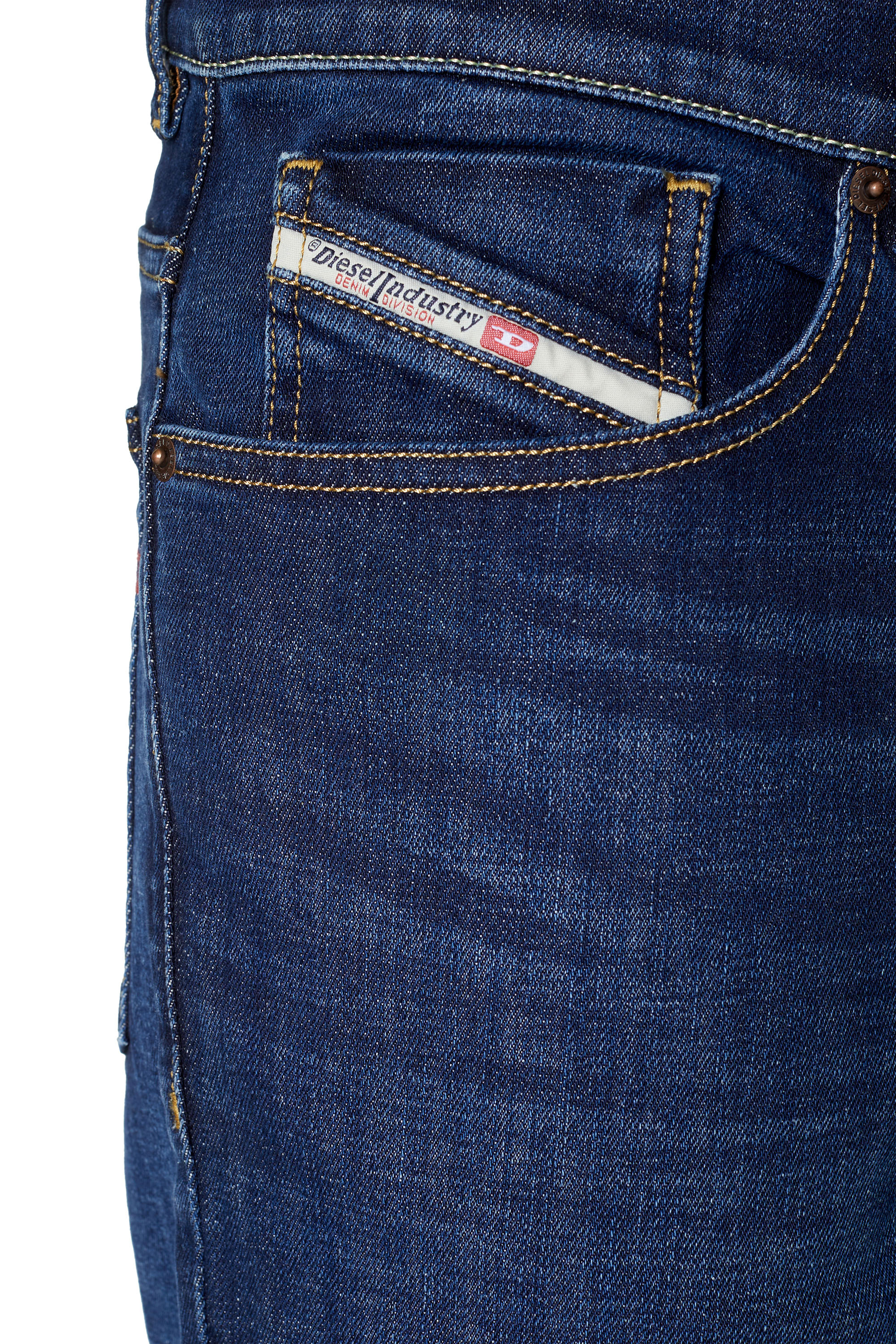 Diesel - Man Tapered Jeans 2005 D-Fining 09B90, Dark Blue - Image 5