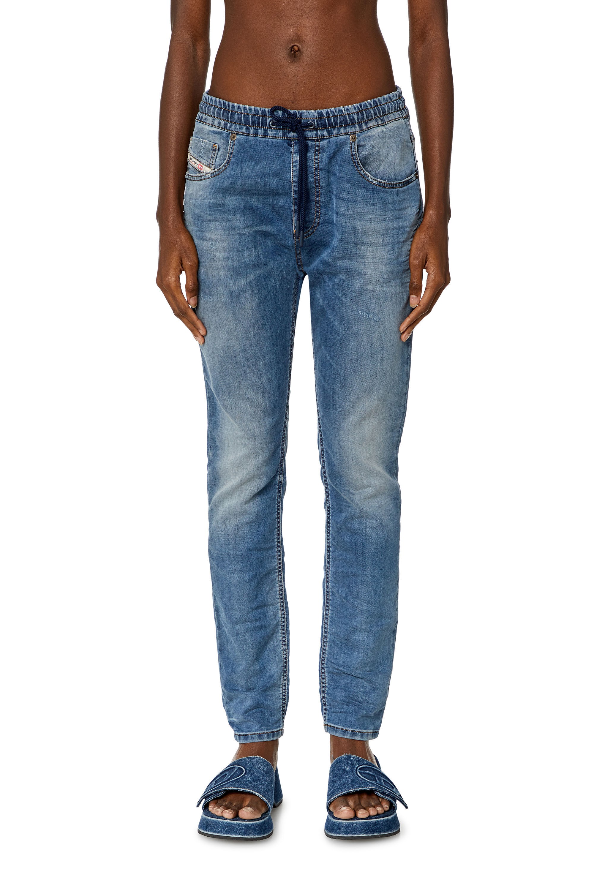 Diesel - Woman Boyfriend 2031 D-Krailey Joggjeans® 068JV, Medium blue - Image 3