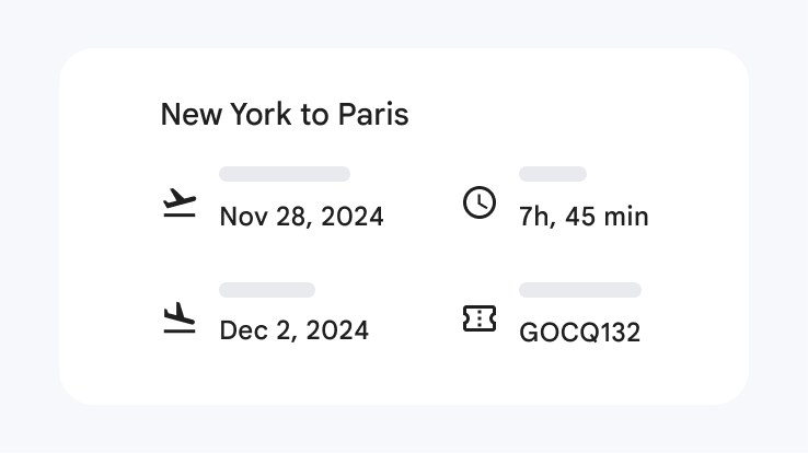Plán letů z New Yorku do Paříže.