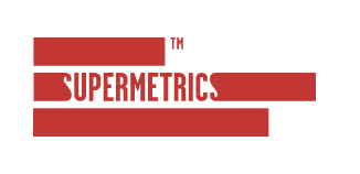 Logo: Supermetrics rot