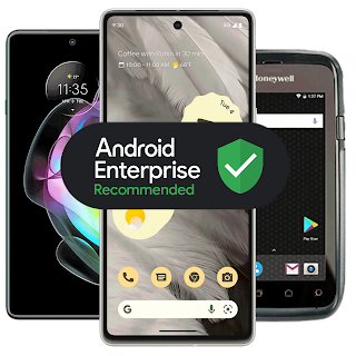 Enheter som rekommenderas för Android Enterprise