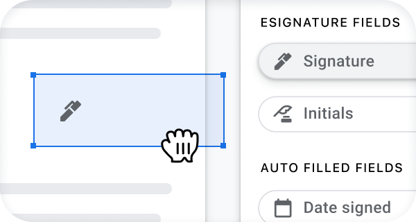 Přetahovací pole v Dokumentech Google