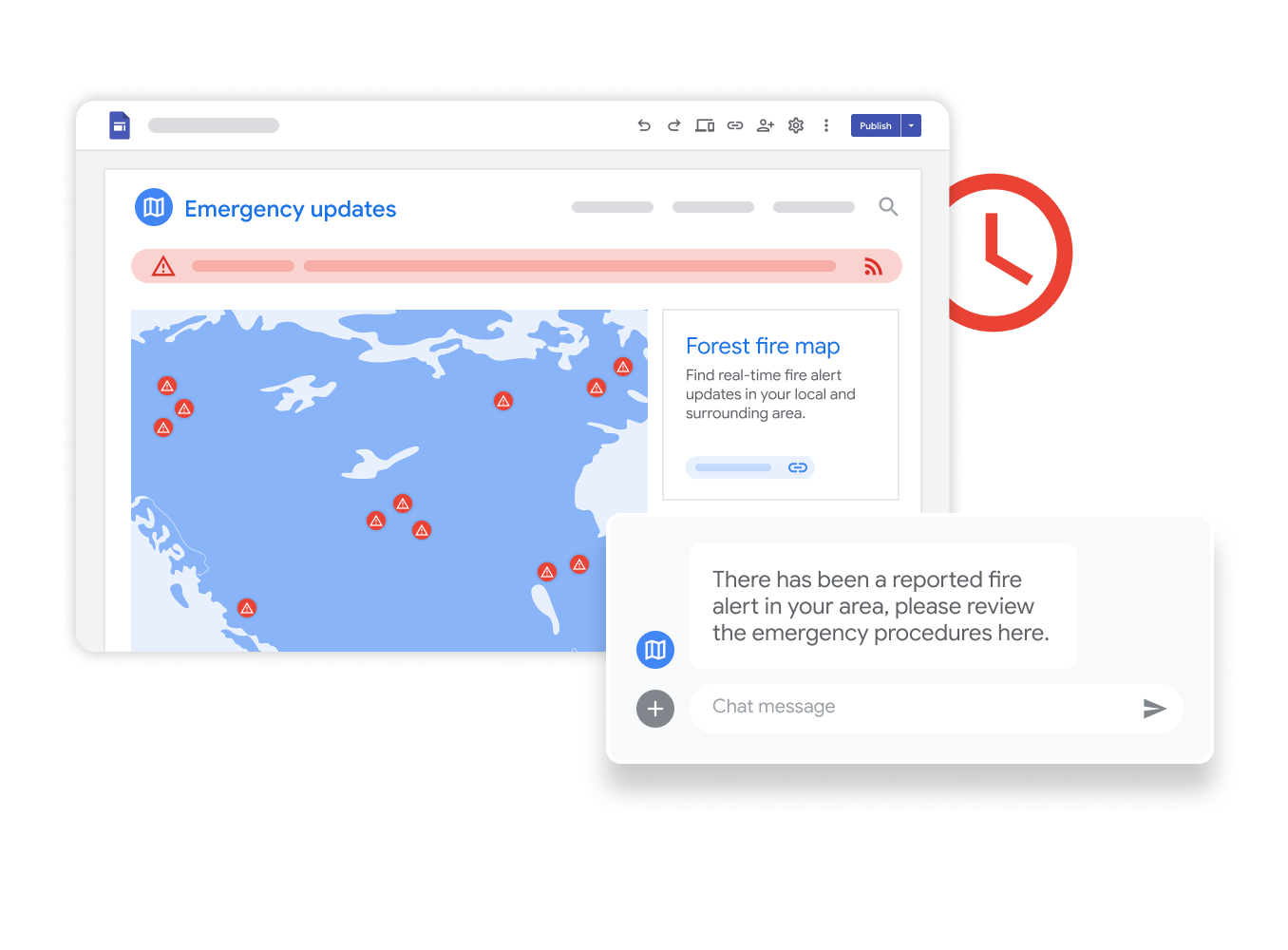 Illustrasjonsgrafikk for Workspace: Google AppSheets brukes til å analysere et diagram over hjertefrekvens.