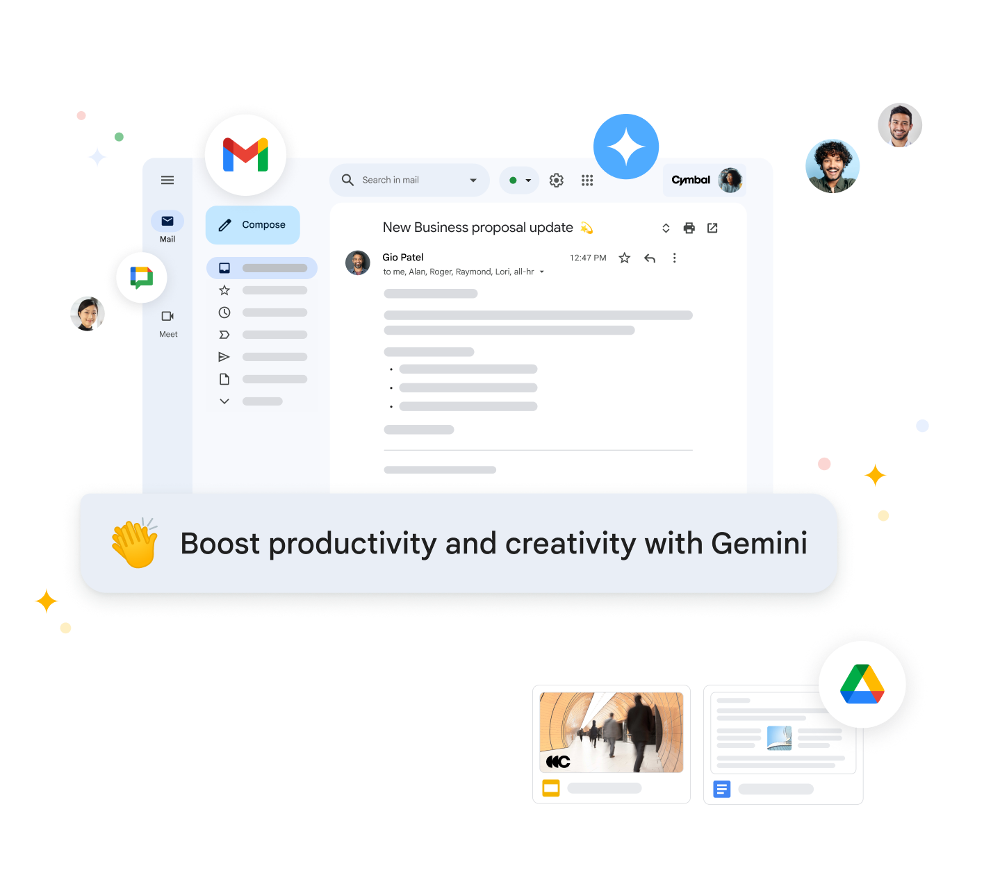 המערכת של Gemini ל-Workspace עוזרת לסכם אימיילים ומציעה תשובות ב-Gmail כדי לשפר את הפרודוקטיביות.