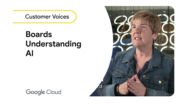 YouTube 影片呈現董事會成員討論採用 AI 推動革新的潛力與風險。