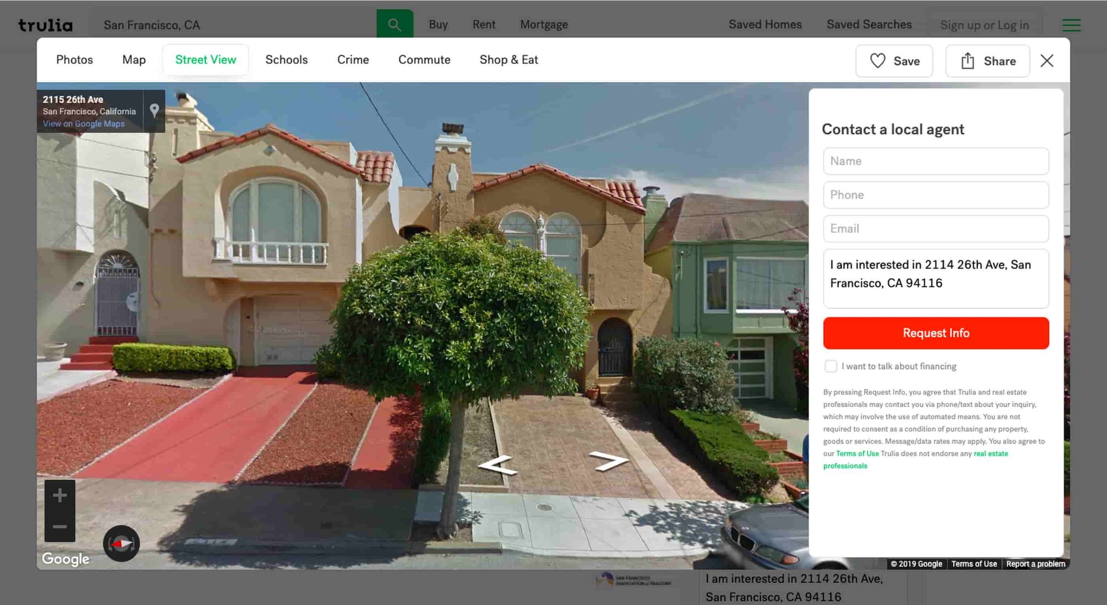 Street View exploration of a neighborhood on Trulia.png