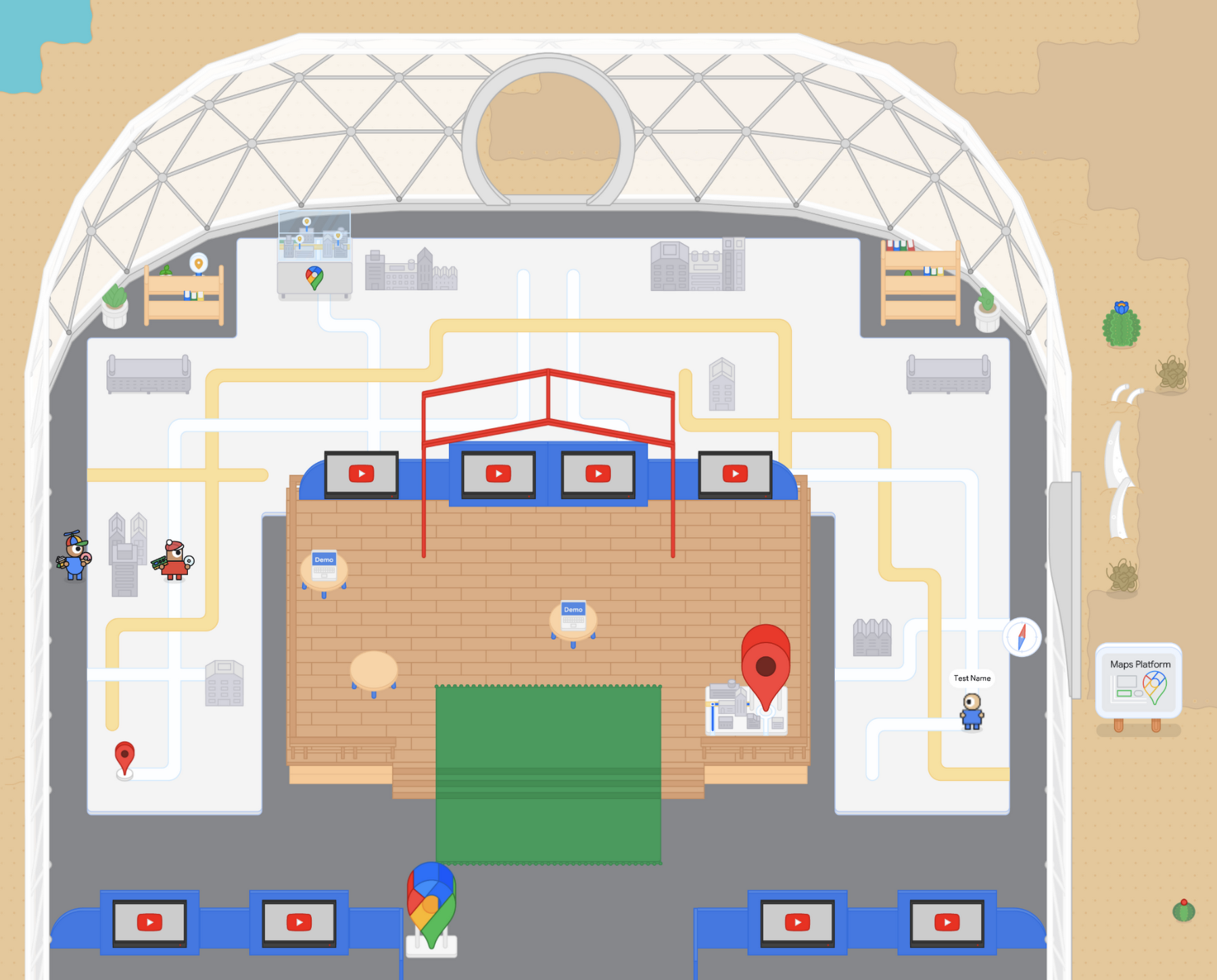 Google Maps Platform dome