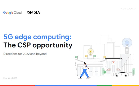 Titelseite des Berichts mit den Logos von Google Cloud und OMDIA