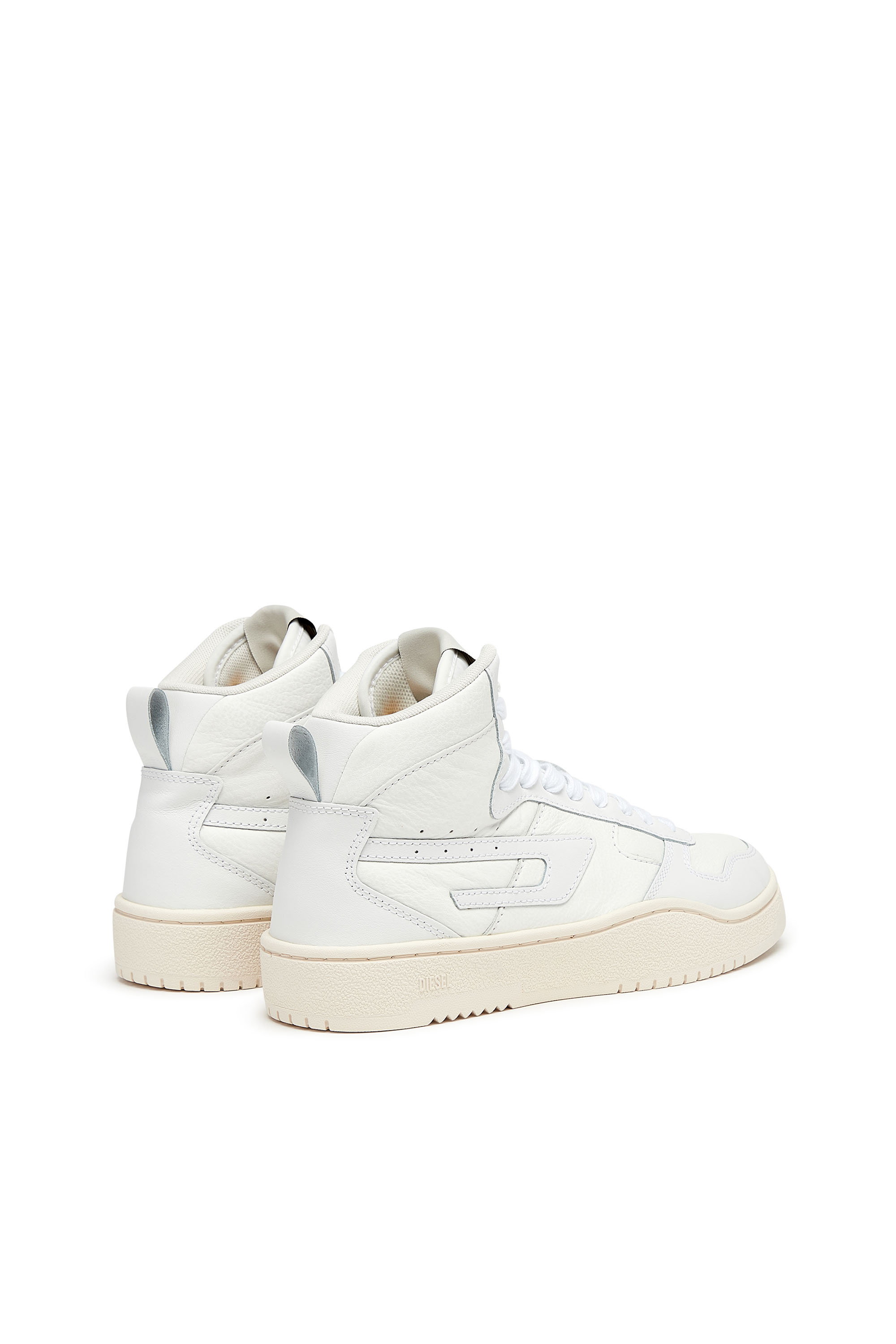 Diesel - S-UKIYO V2 LOW, Woman S-Ukiyo V2 Mid W - High-top sneakers with D branding in White - Image 3