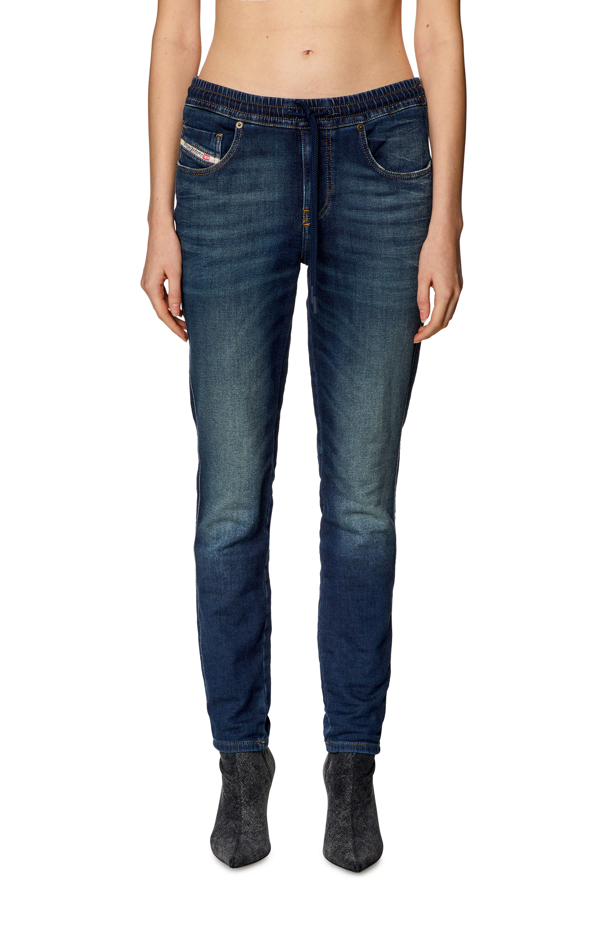 Diesel - Woman Skinny 2061 D-Tail Joggjeans® 068HZ, Dark Blue - Image 2