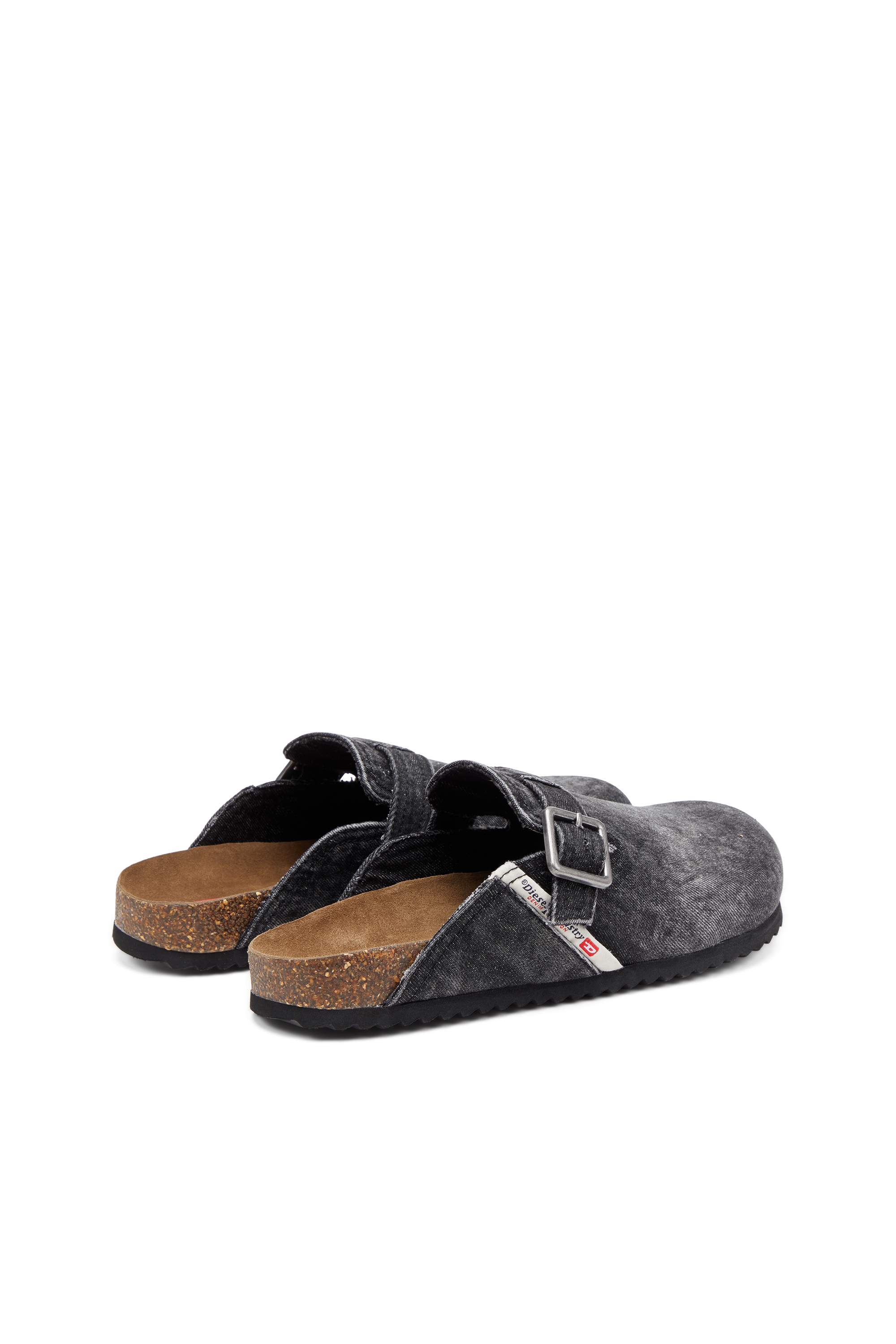 Diesel - D-WOODSTOCK X, Man's D-Woodstock-Mules in faded denim in Black - 3