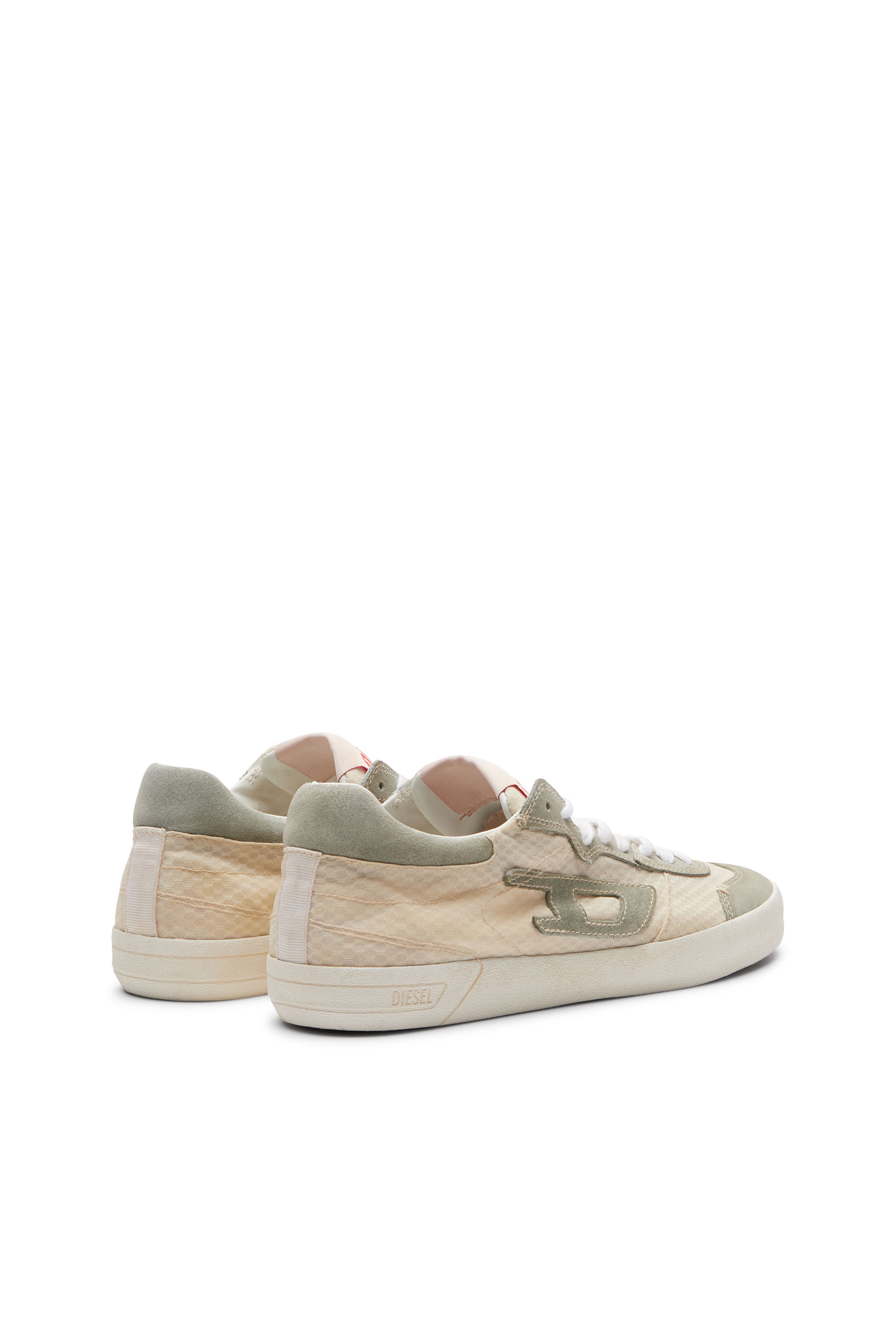 Diesel - S-LEROJI LOW W, Woman S-Leroji Low-Low-top sneakers in mesh and suede in Multicolor - Image 3