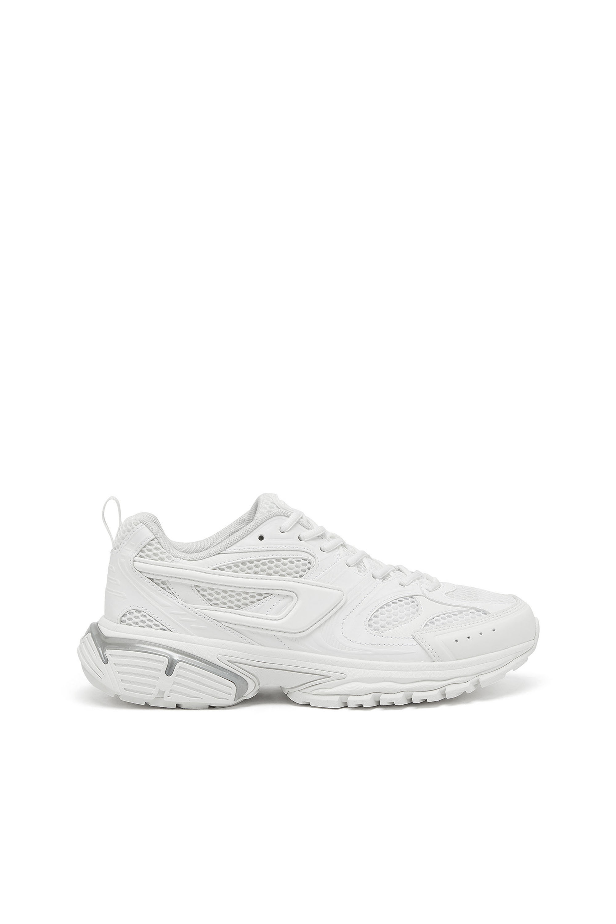 Diesel - S-SERENDIPITY PRO-X1, Man's S-Serendipity-Monochrome sneakers in mesh and PU in White - 1