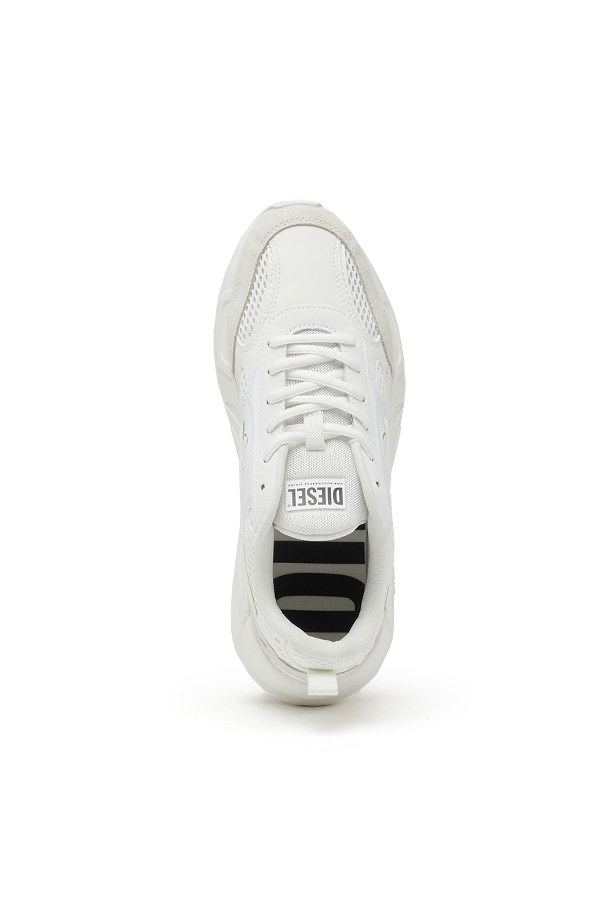 Diesel - S-SERENDIPITY SPORT W, Woman S-Serendipity-Sneakers in mesh and suede in White - Image 4