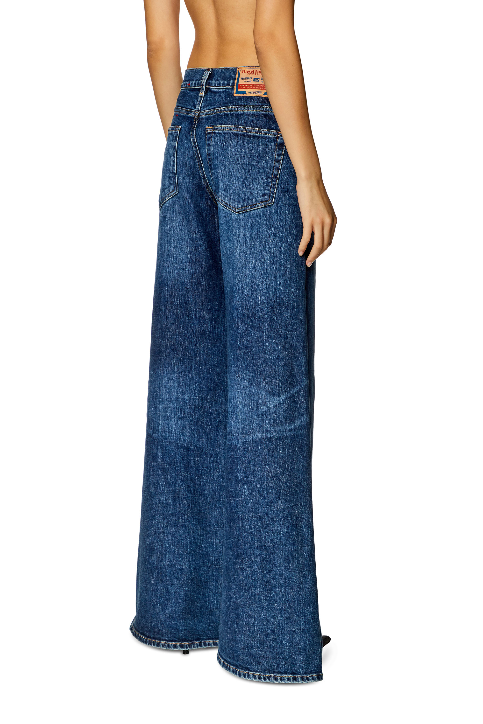 Diesel - Woman Bootcut and Flare Jeans 1978 D-Akemi 0PFAZ, Dark Blue - Image 3