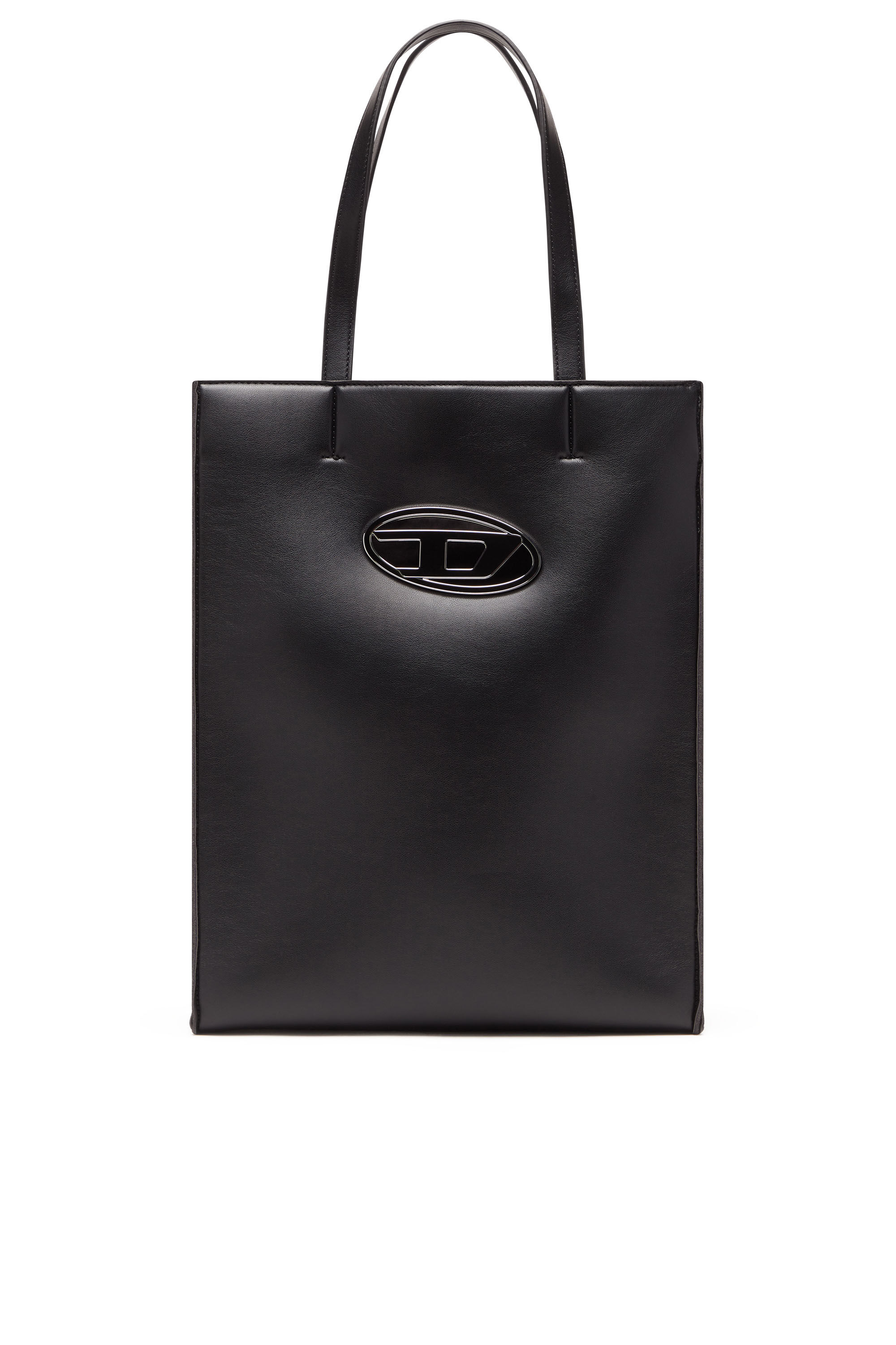 Diesel - HOLI-D SHOPPER X, Unisex Holi-D Shopper X - Shopper in bonded neoprene in Black - Image 1