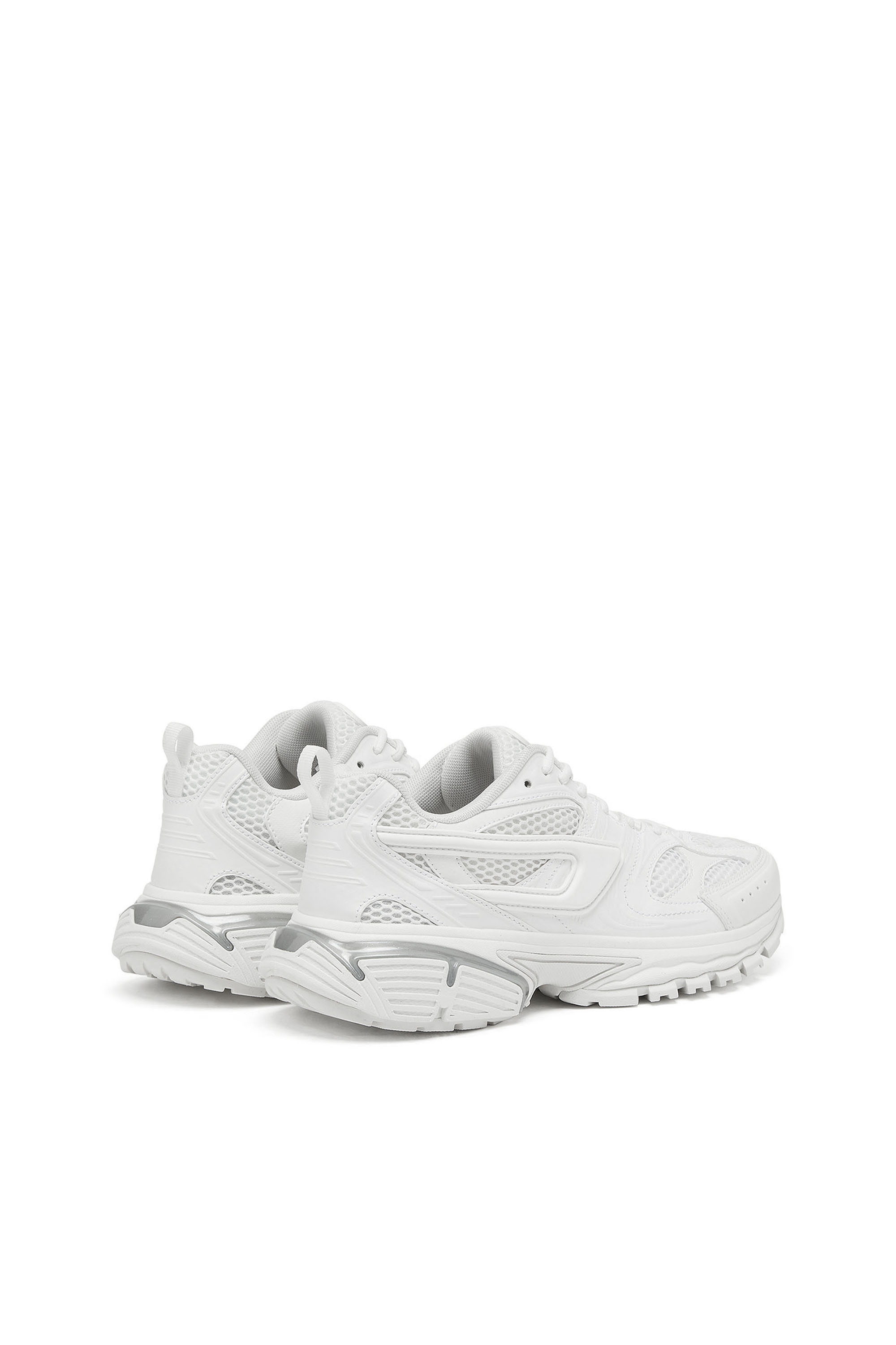 Diesel - S-SERENDIPITY PRO-X1, Man's S-Serendipity-Monochrome sneakers in mesh and PU in White - 3