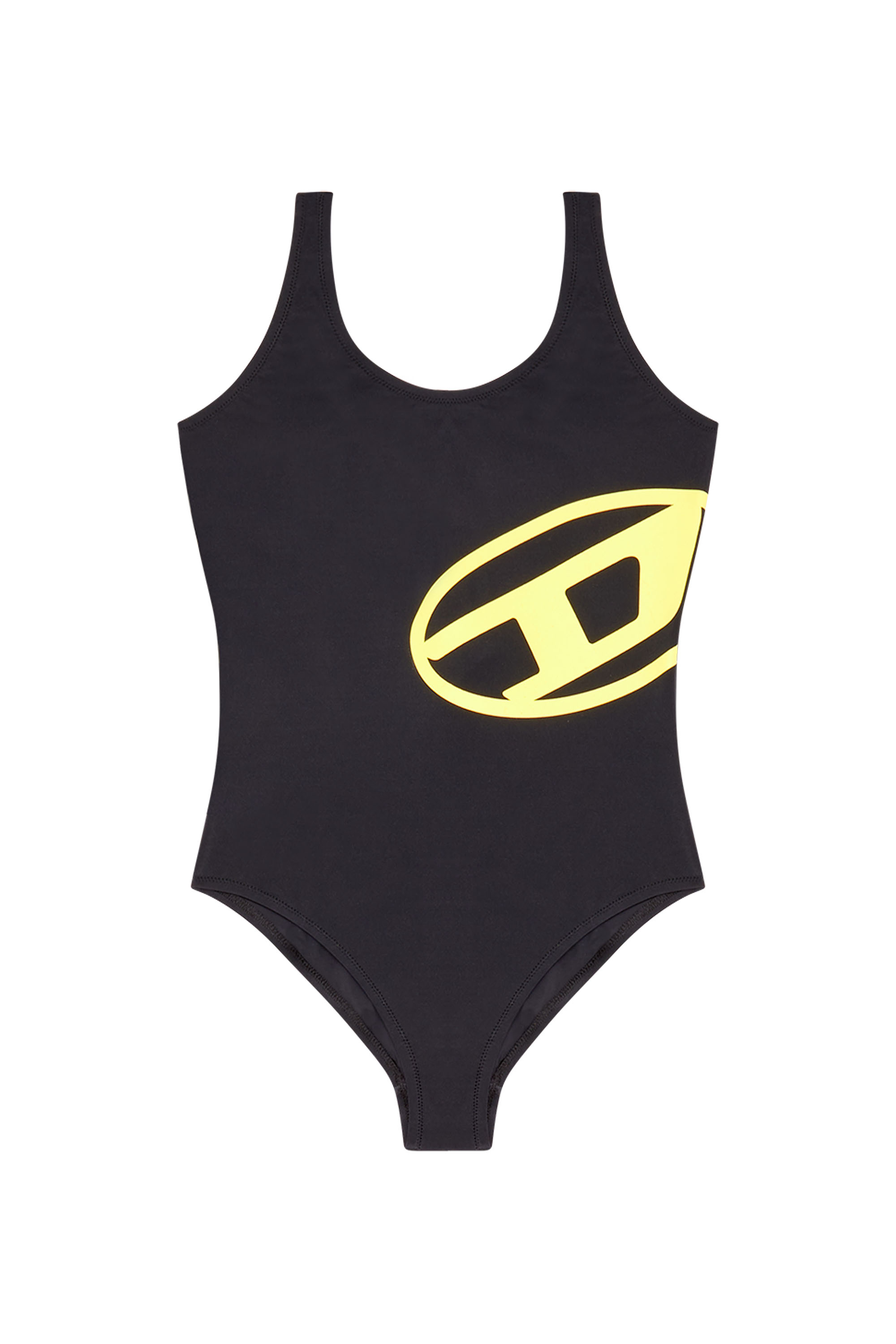 Diesel - MIMMY, Woman Swimsuit with Oval D print in Black - Image 1