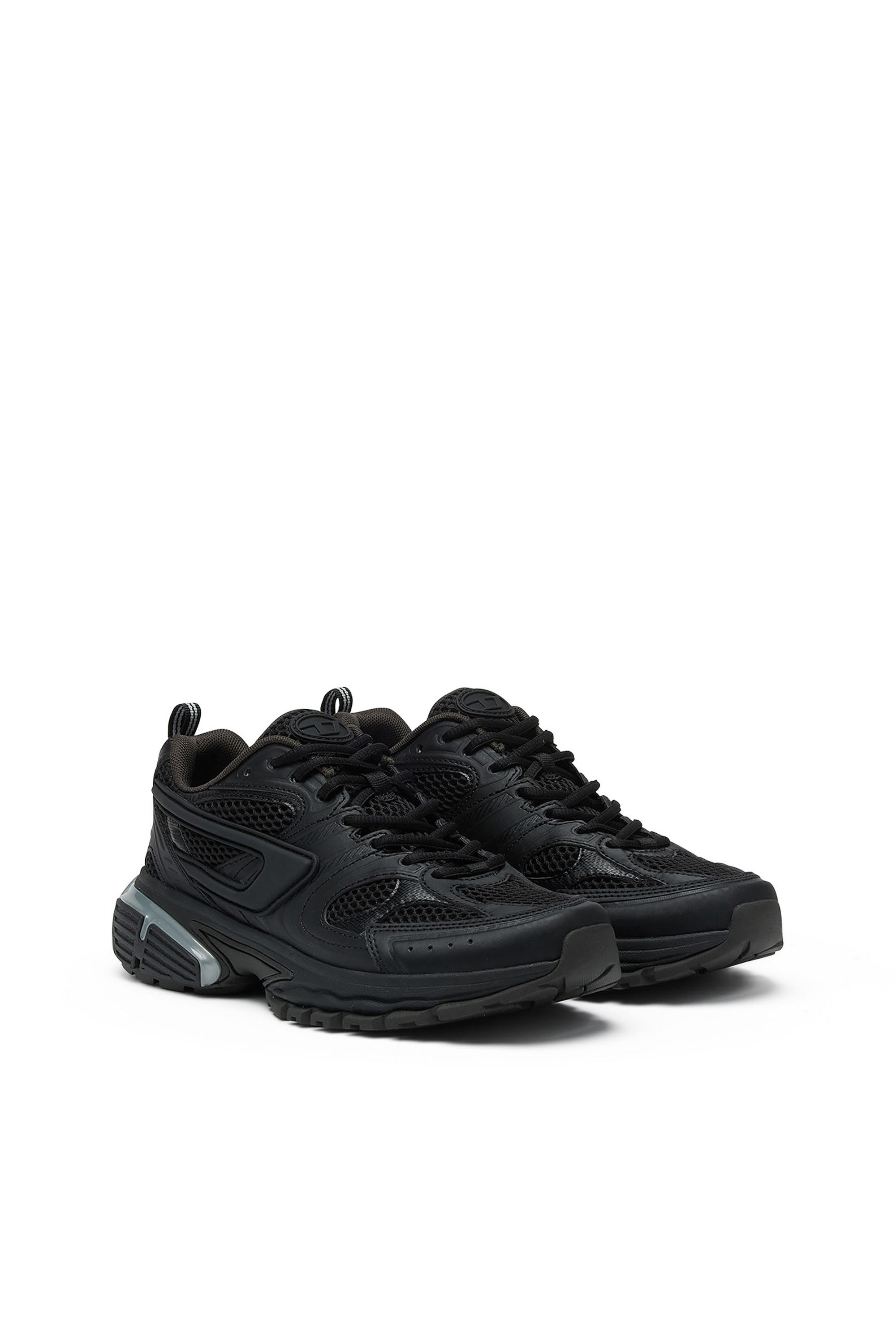 Diesel - S-SERENDIPITY PRO-X1, Man's S-Serendipity-Monochrome sneakers in mesh and PU in Black - 2