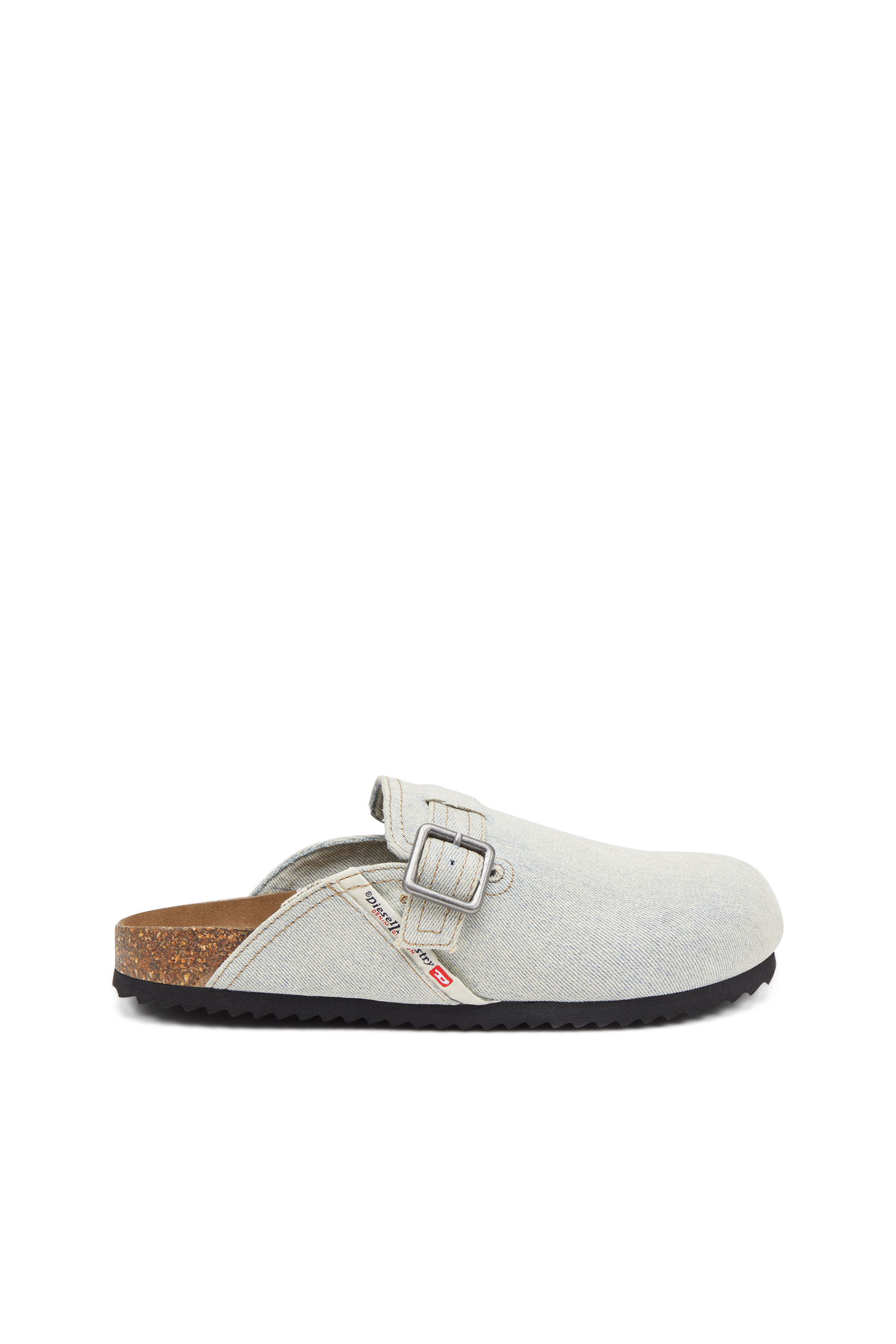 Diesel - D-WOODSTOCK X, Man's D-Woodstock-Mules in faded denim in Light Blue - 1