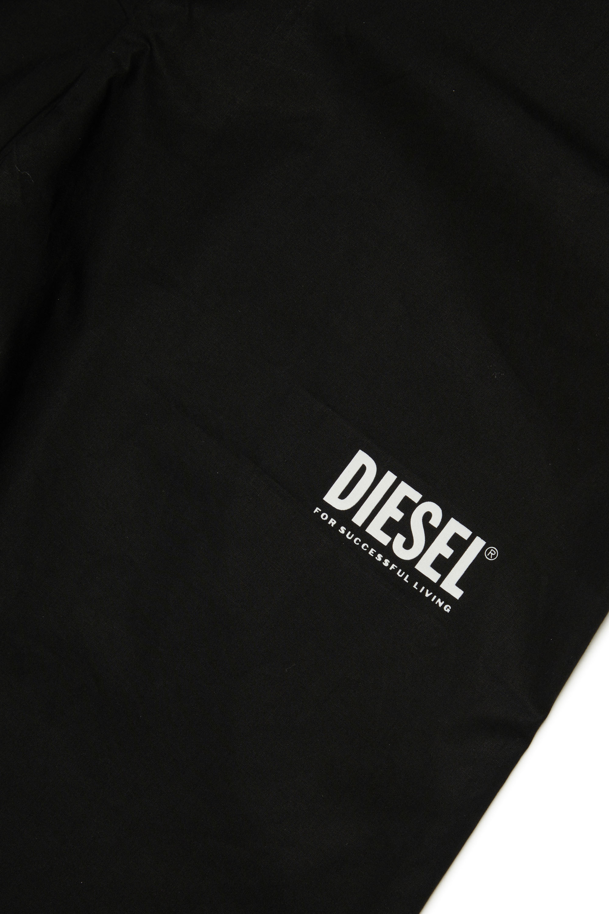 Diesel - MCUANTO, Woman Beach jumpsuit with logo print in Black - Image 3