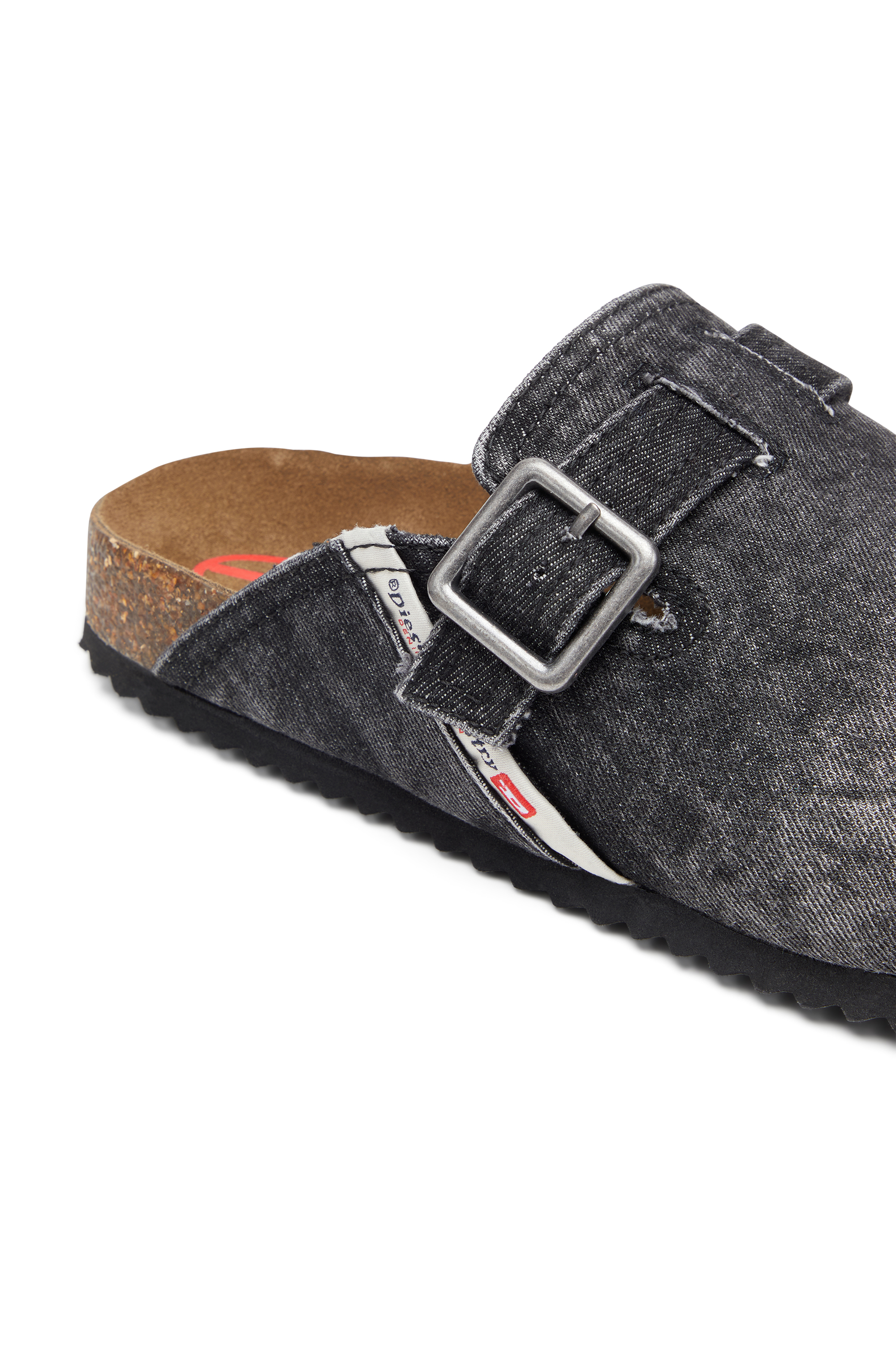 Diesel - D-WOODSTOCK X, Man's D-Woodstock-Mules in faded denim in Black - 6