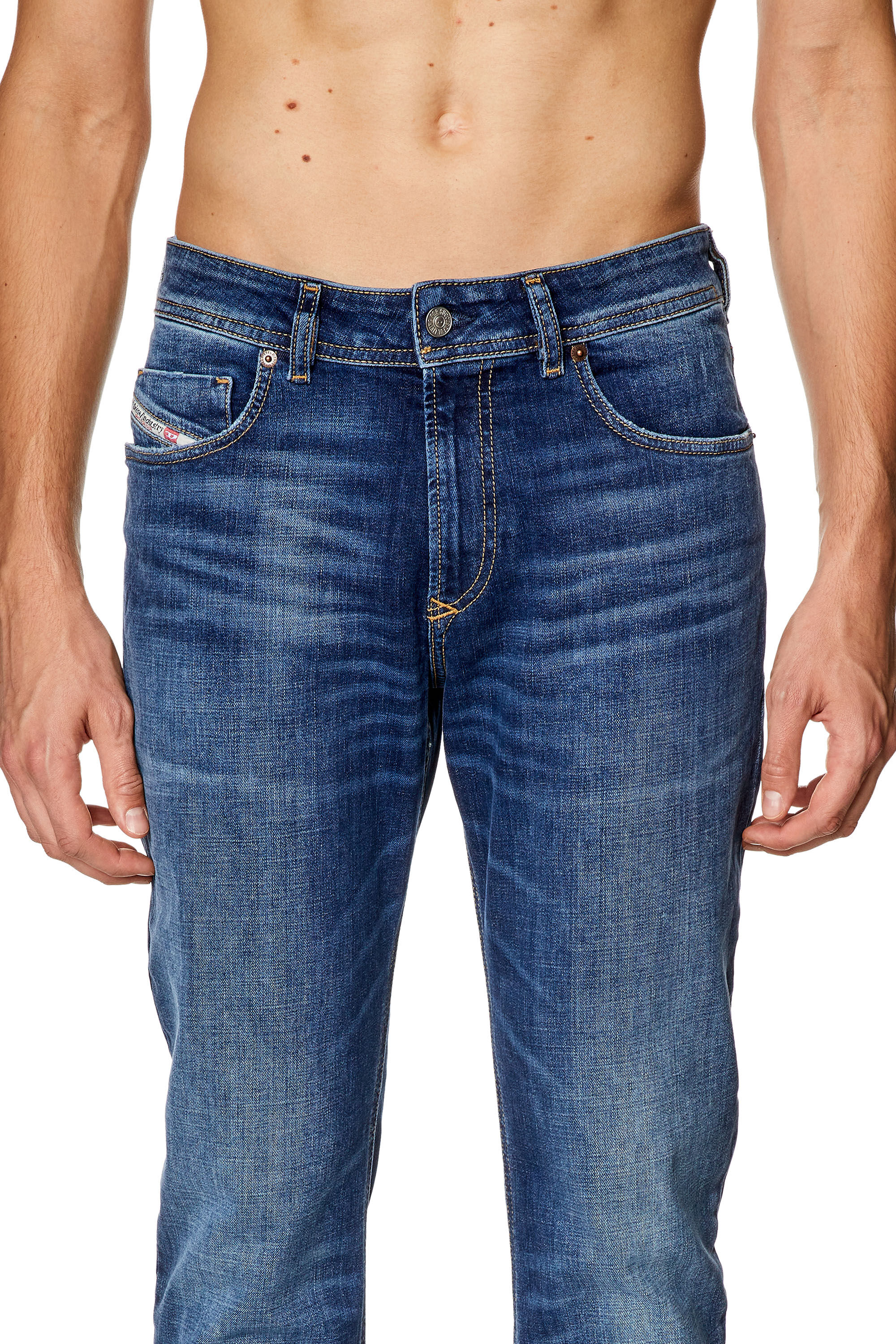 Diesel - Man Skinny Jeans 1979 Sleenker 09H63, Dark Blue - Image 5