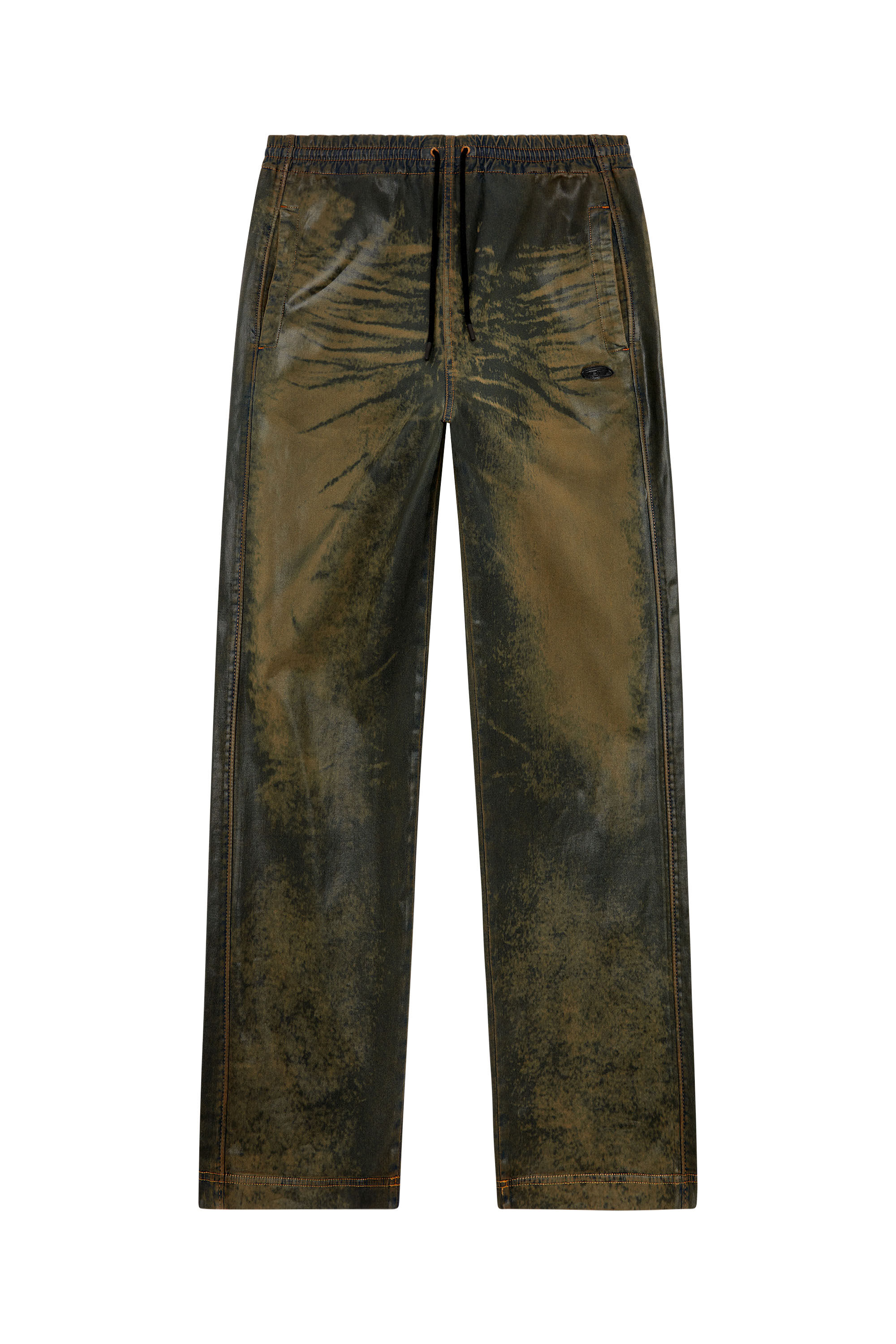 Diesel - Unisex Straight D-Martians Track Denim 068NU, Brown - Image 2