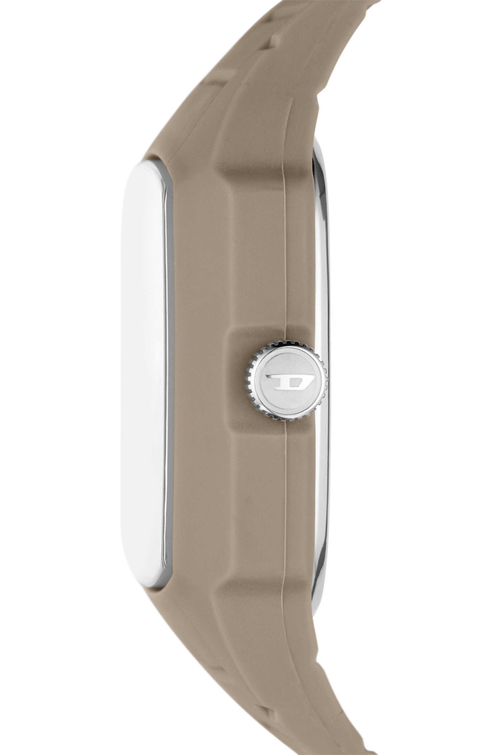 Diesel - DZ2167, Man Cliffhanger 2.0 Sand Silicone Watch in Beige - Image 3