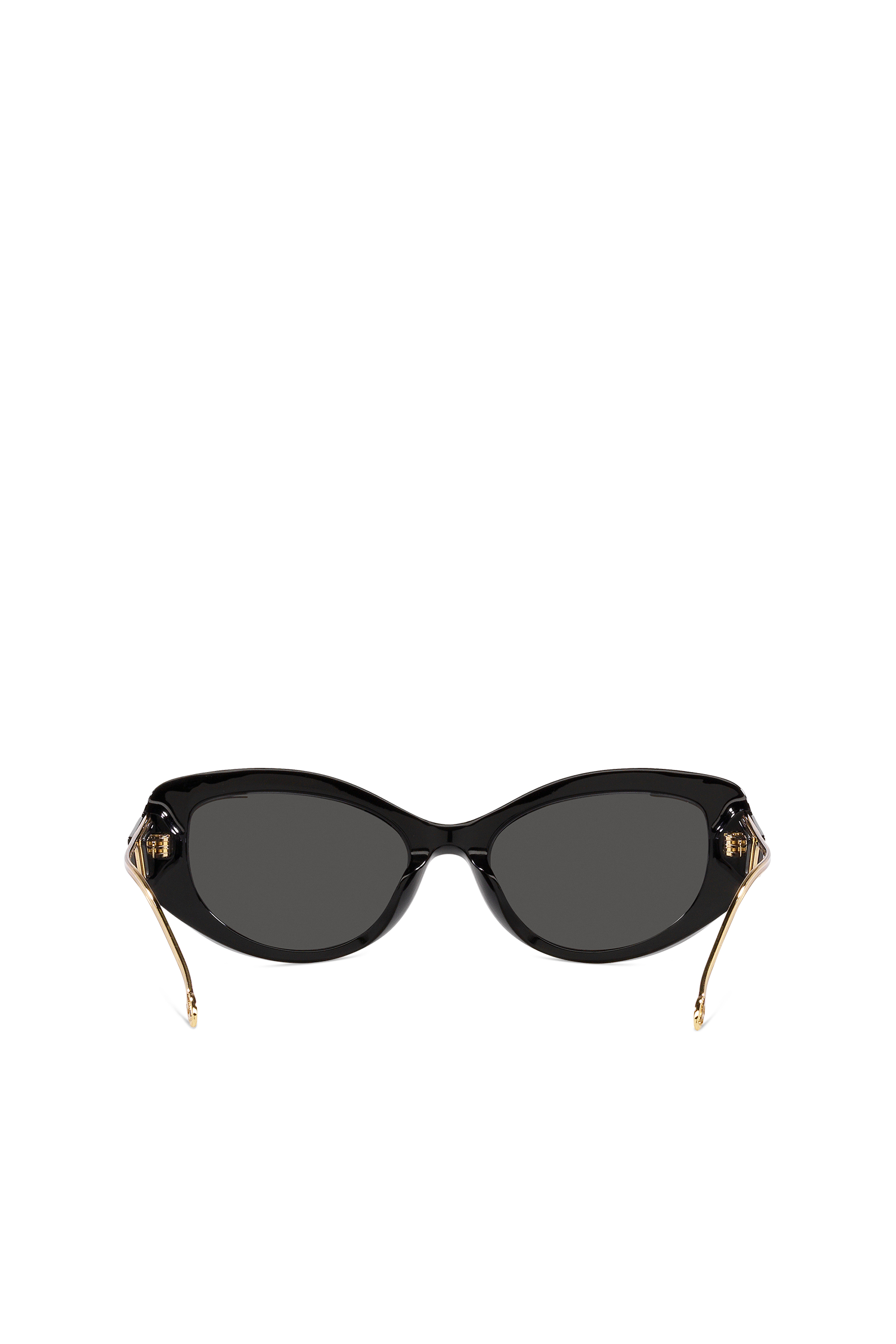 Diesel - 0DL2001, Unisex Cat-eye style sunglasses in Black - Image 3