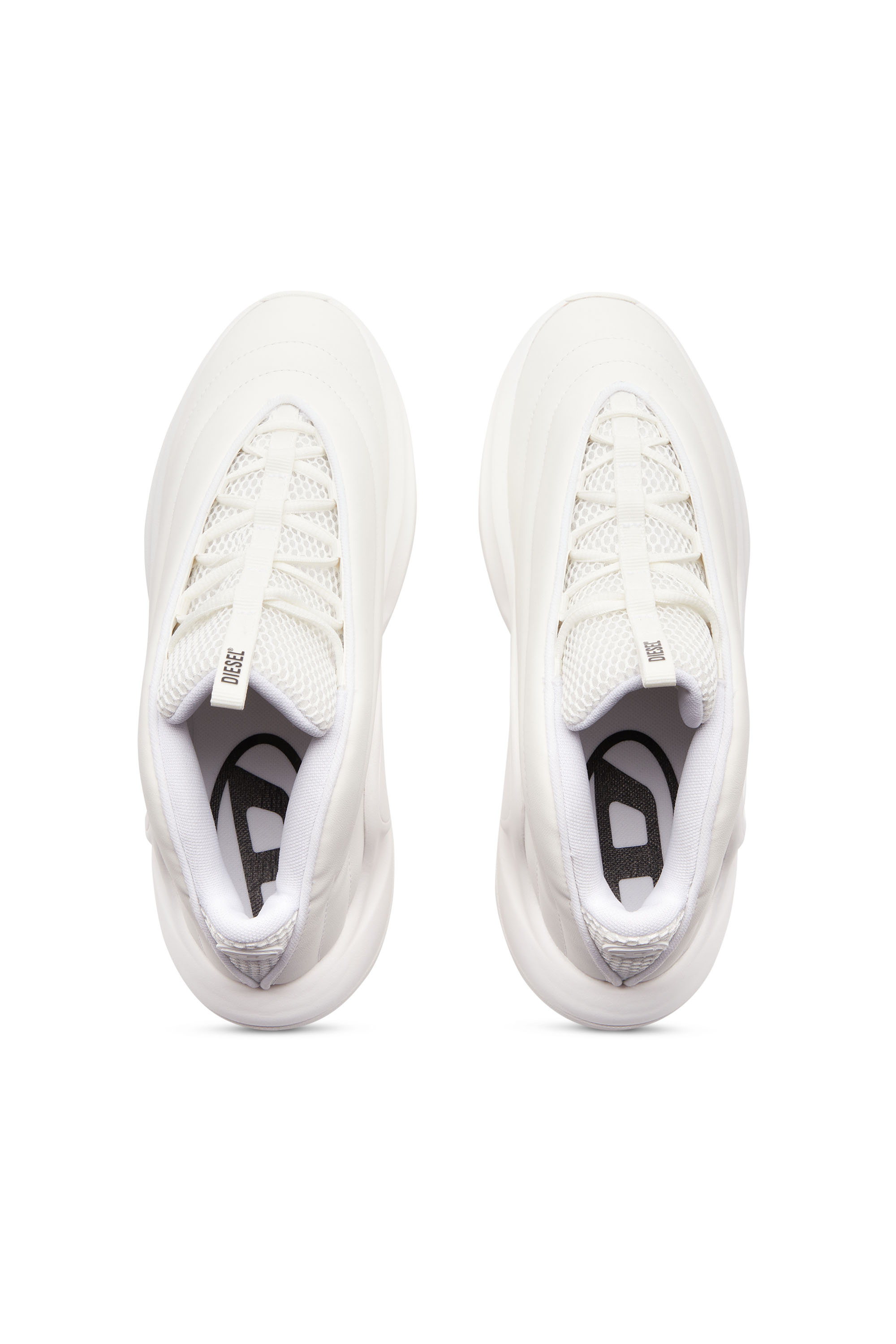 Diesel - S-D-RUNNER X, Unisex S-D-Runner X-Slip-on sneakers with matte Oval D instep in White - Image 5