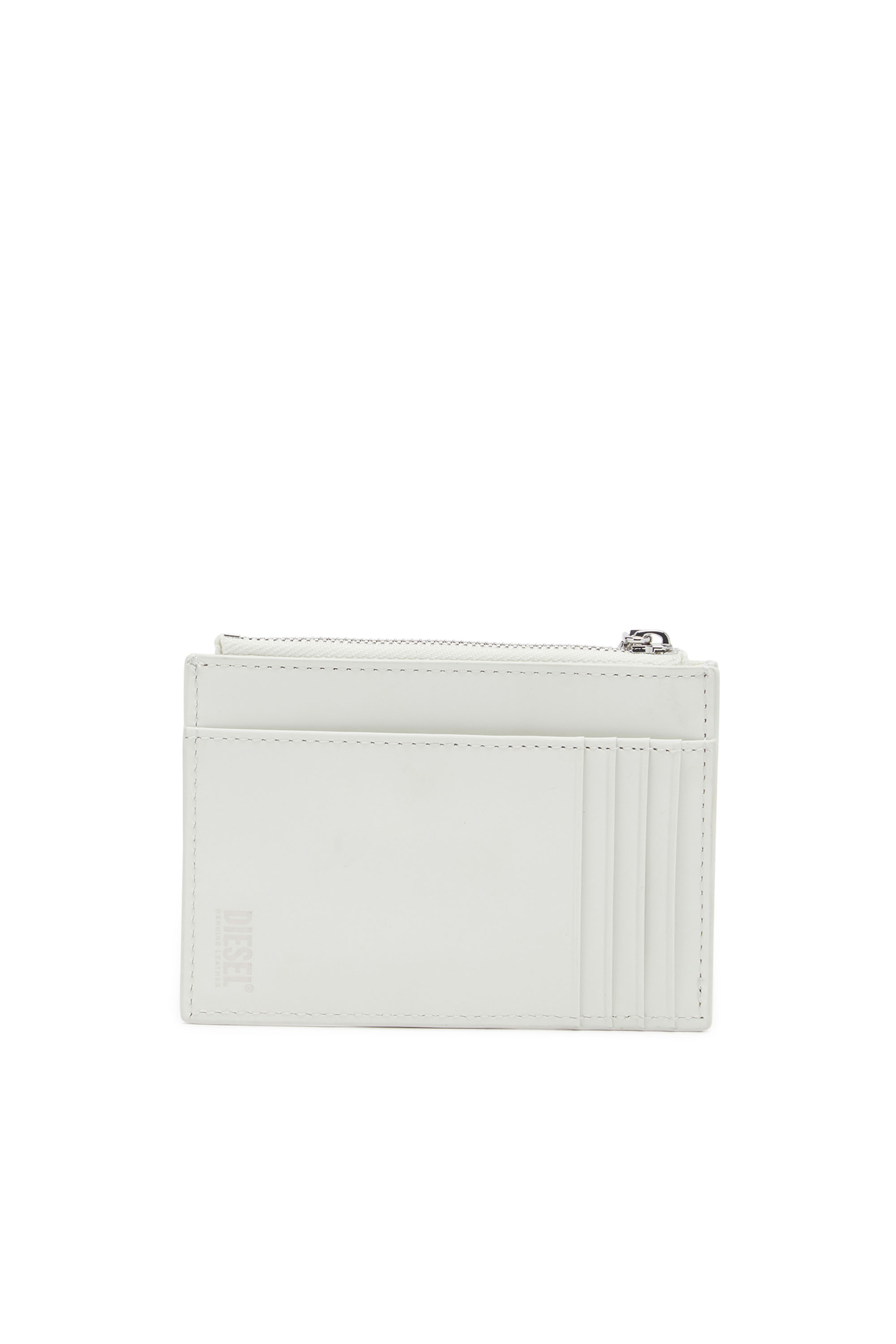 Diesel - 1DR CARD HOLDER I, Woman's Card holder in matte leather in White - 2