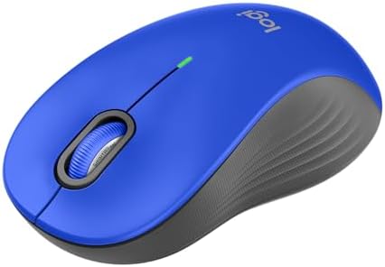 Logitech Signature M550 L Full Size Wireless Mouse - for Large Sized Hands, 2-Year Battery, Silent Clicks, Bluetooth, Multi-Device Compatibility - Blue