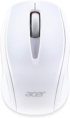 Acer RF Wireless Mouse M501 (White), Works with Chromebook, with USB Plug and Play for Right/Left Handed Users (for Chromebooks, Windows PC & Mac