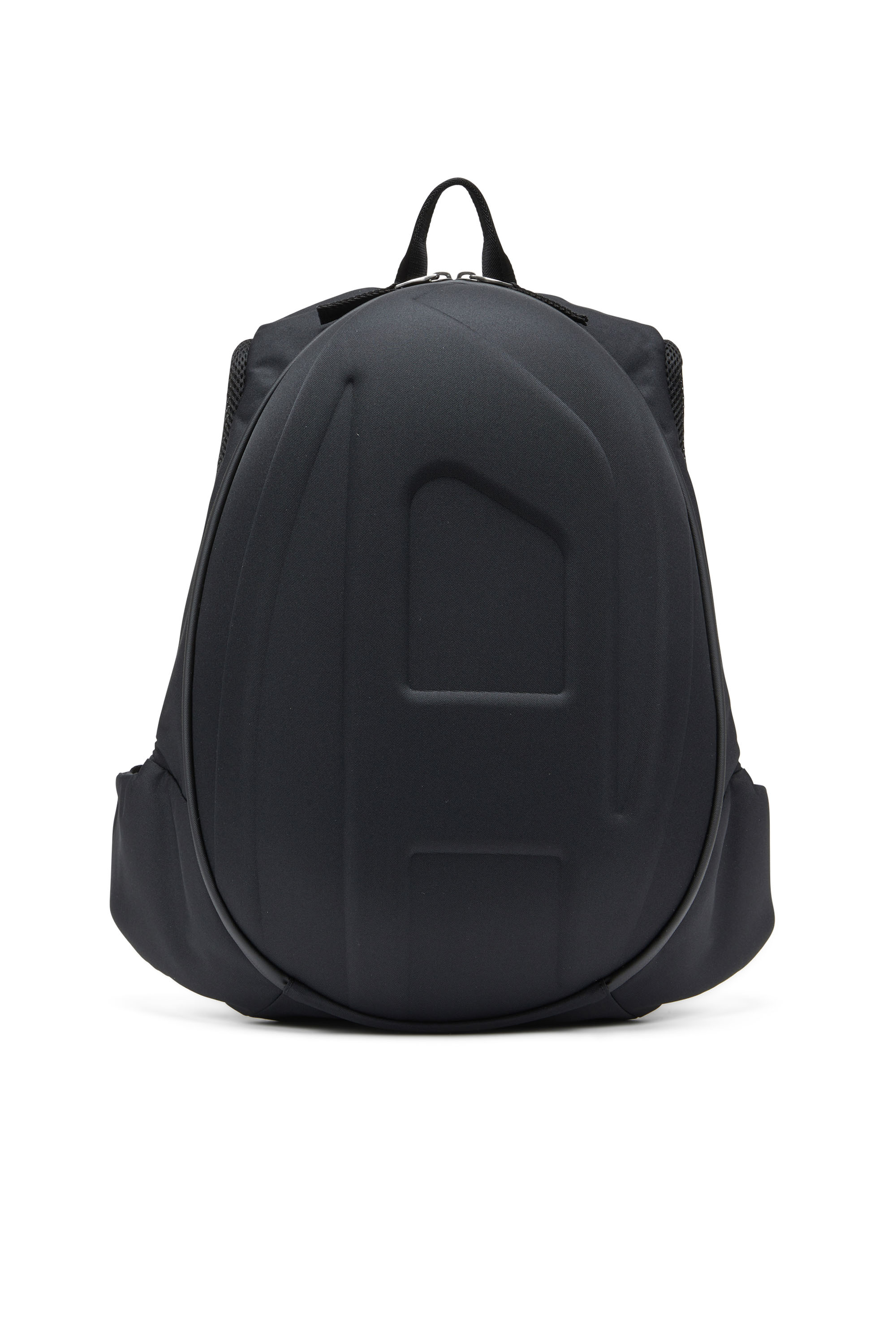 Diesel - 1DR-POD BACKPACK, Man 1DR-Pod-Hard shell backpack with Oval D logo in Black - Image 1